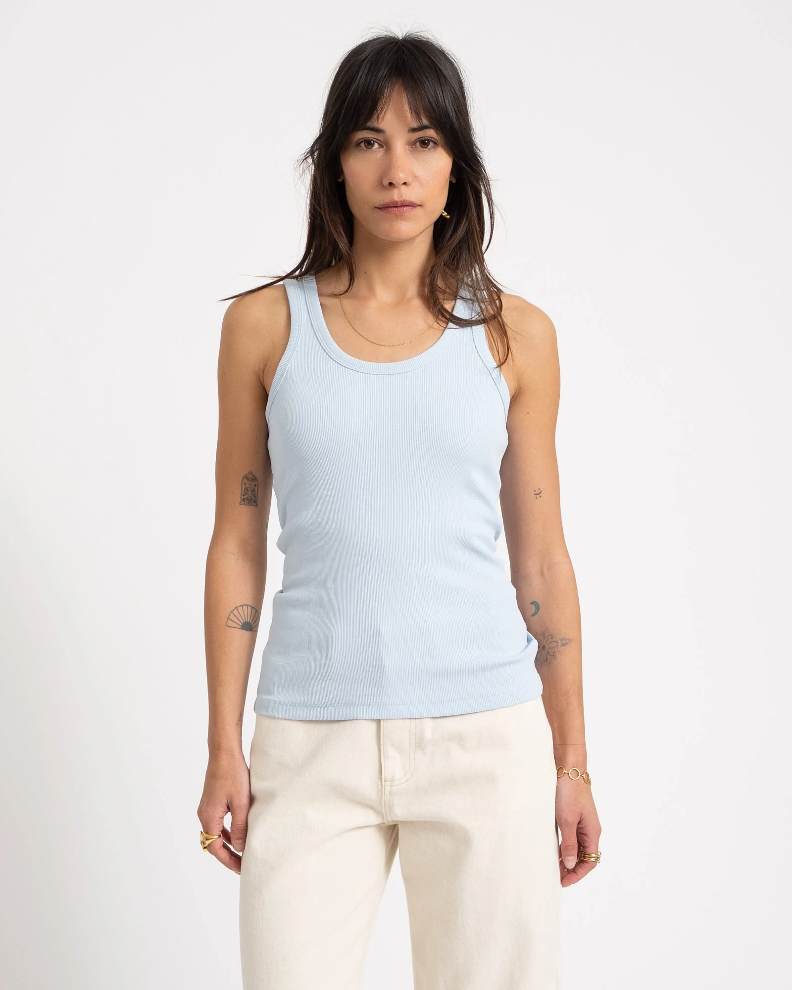 Frida U-Neck Top Skyway - Image 3