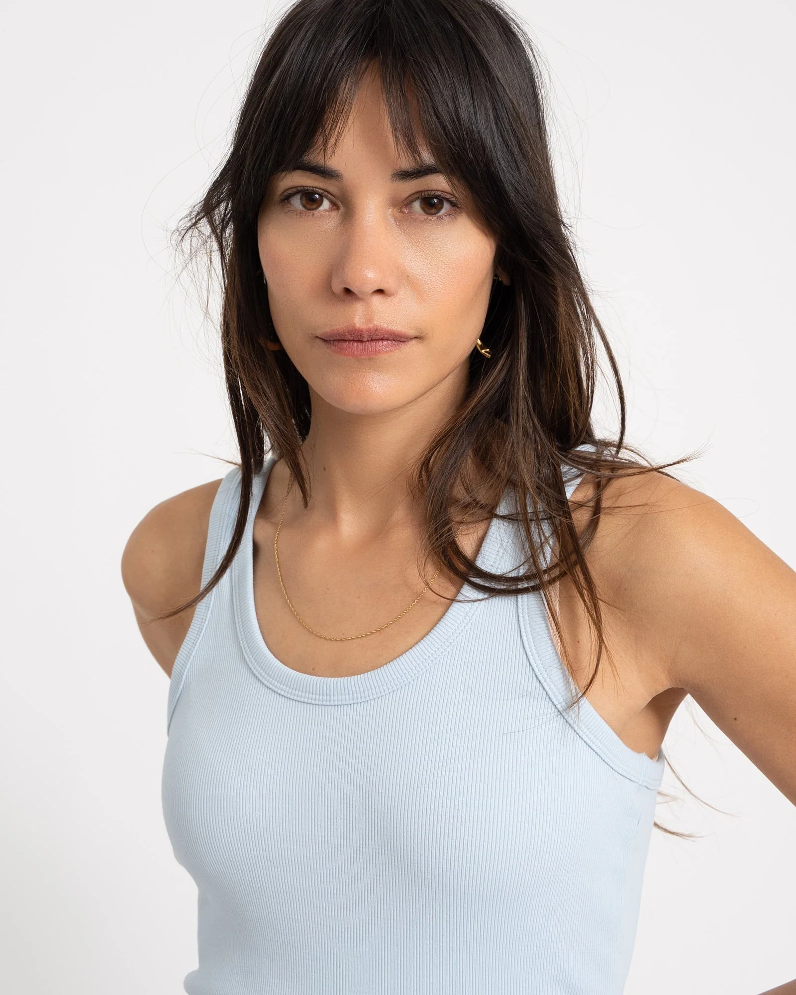 Frida U-Neck Top Skyway - Image 6