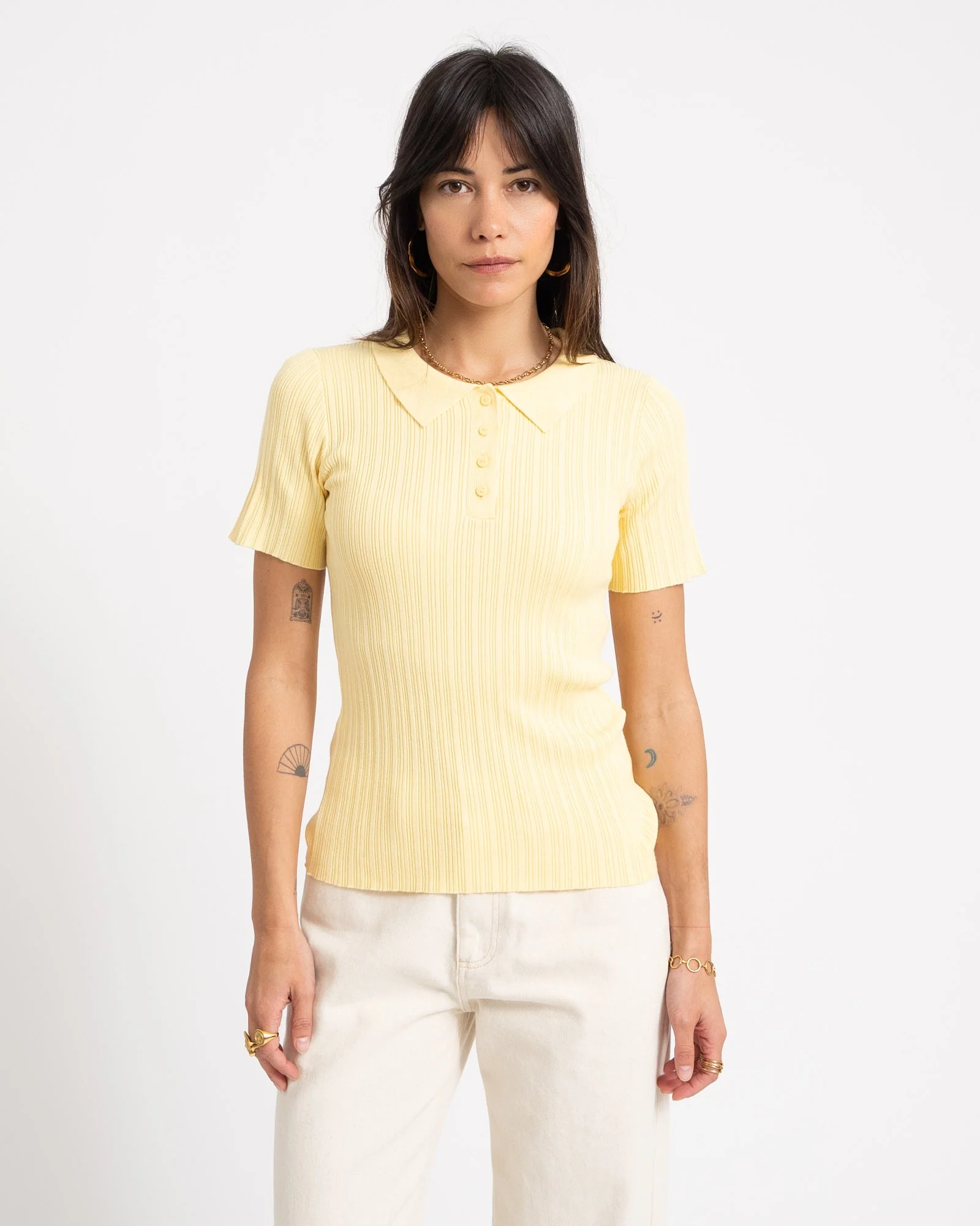 Hadley Tight Polo Knit Sunlight - Image 2
