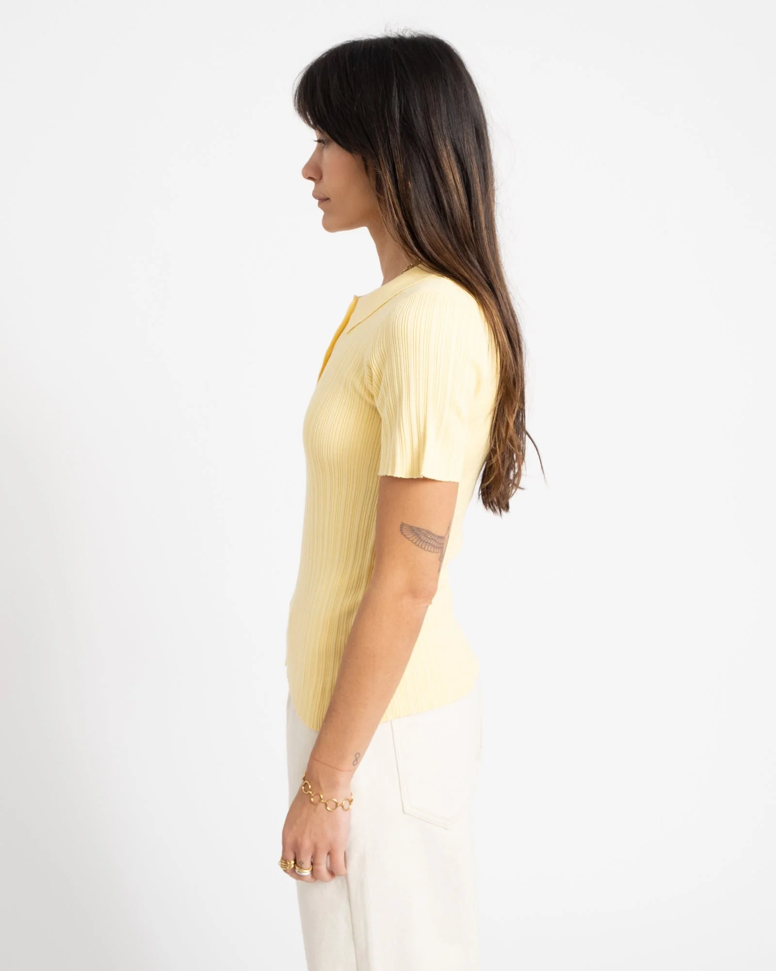 Hadley Tight Polo Knit Sunlight - Image 3