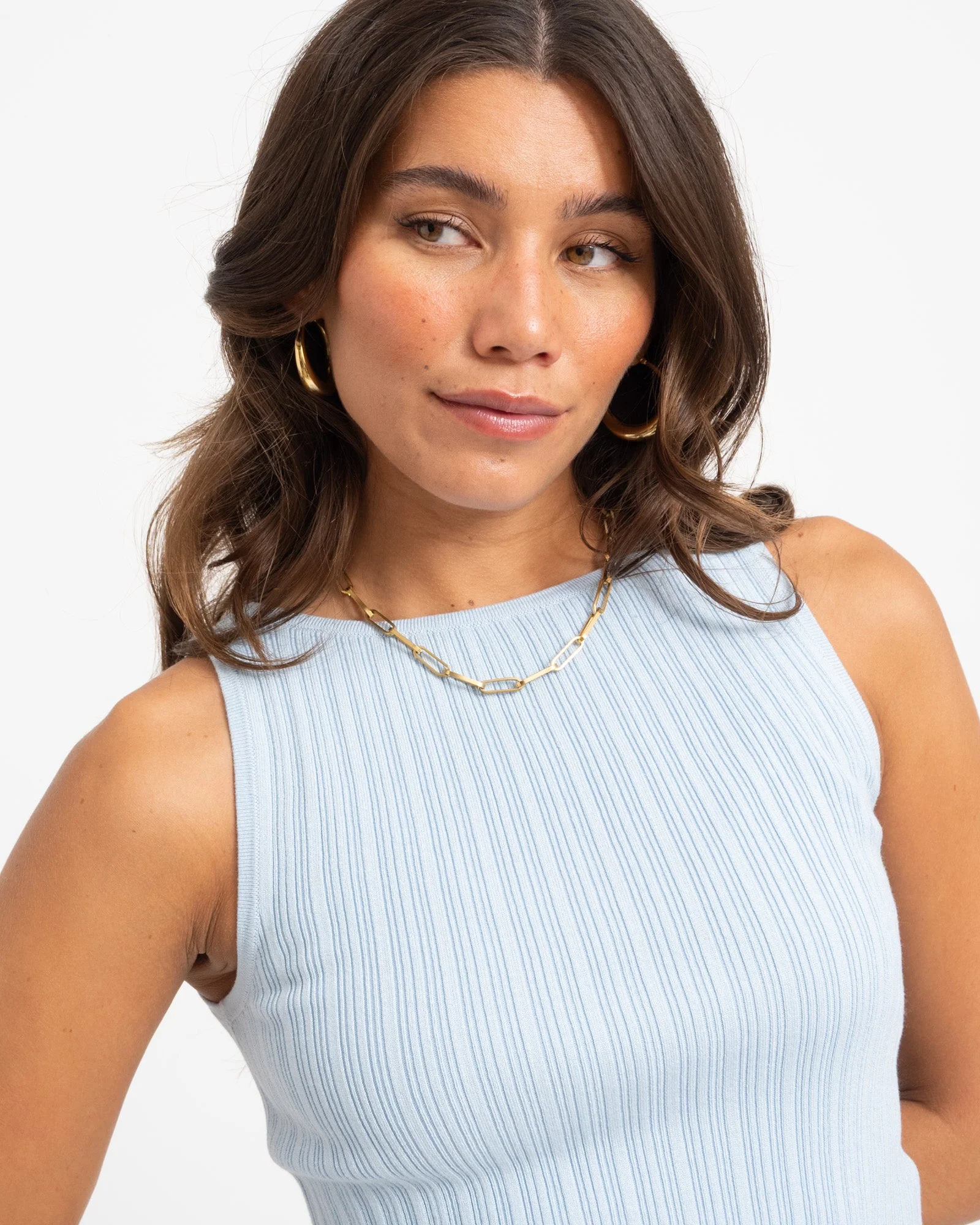 Hazel Top Knit Skyway - Image 5