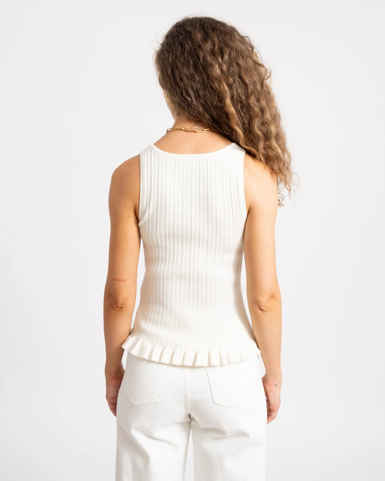 Hazel Top Knit Vanilla Ice - Image 5