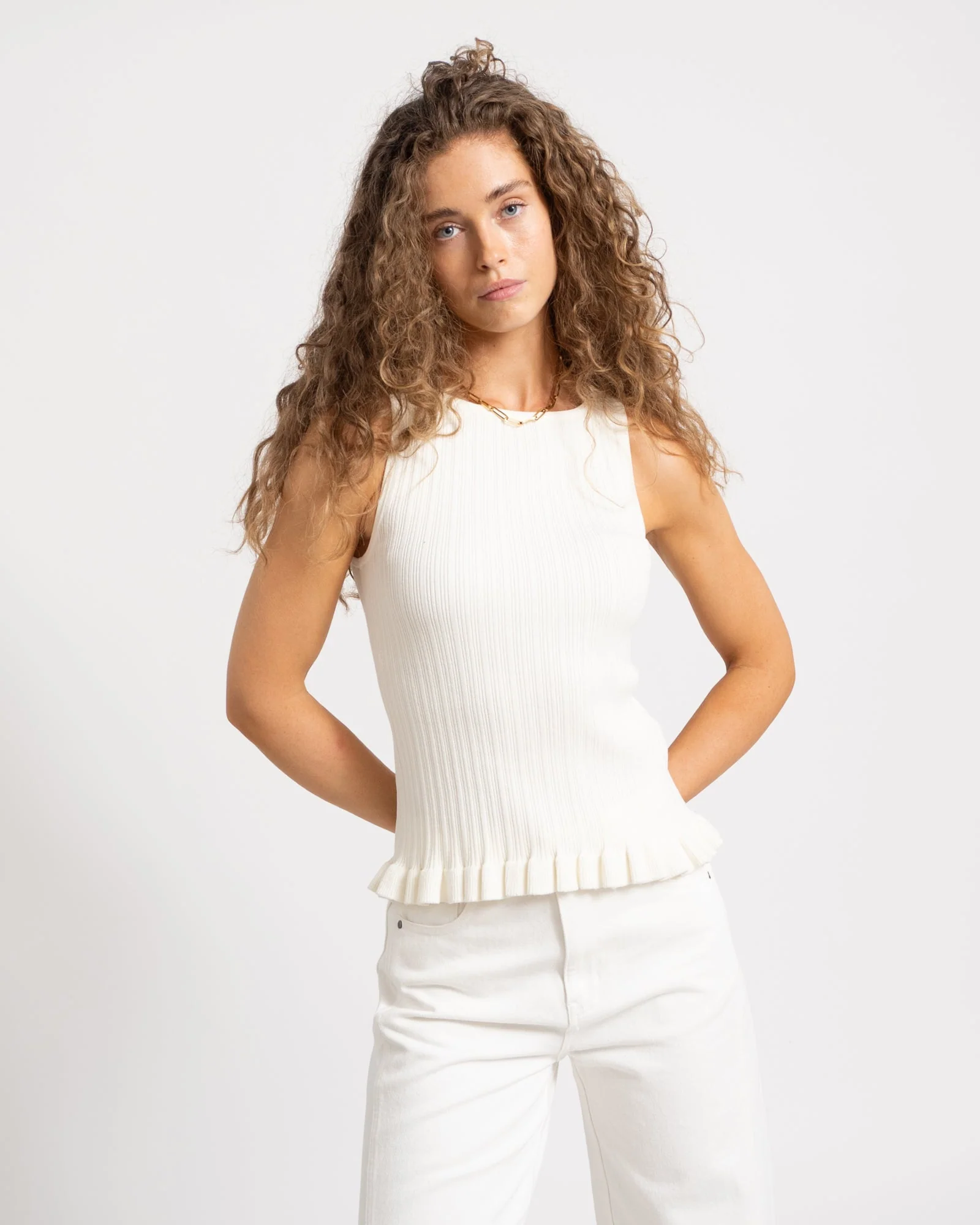 Hazel Top Knit Vanilla Ice - Image 6