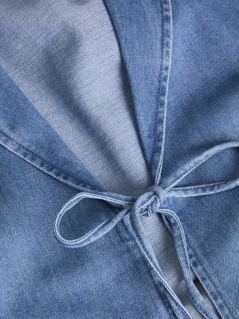 Ina Shirt Medium Blue Denim - Image 7