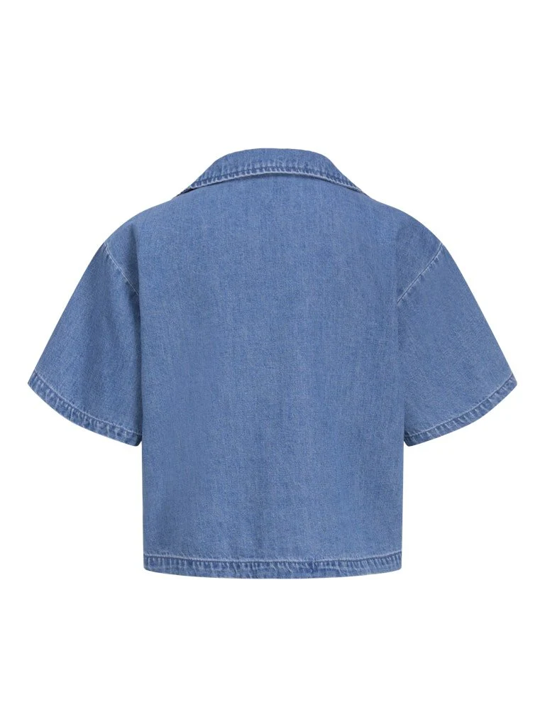 Ina Shirt Medium Blue Denim - Image 9