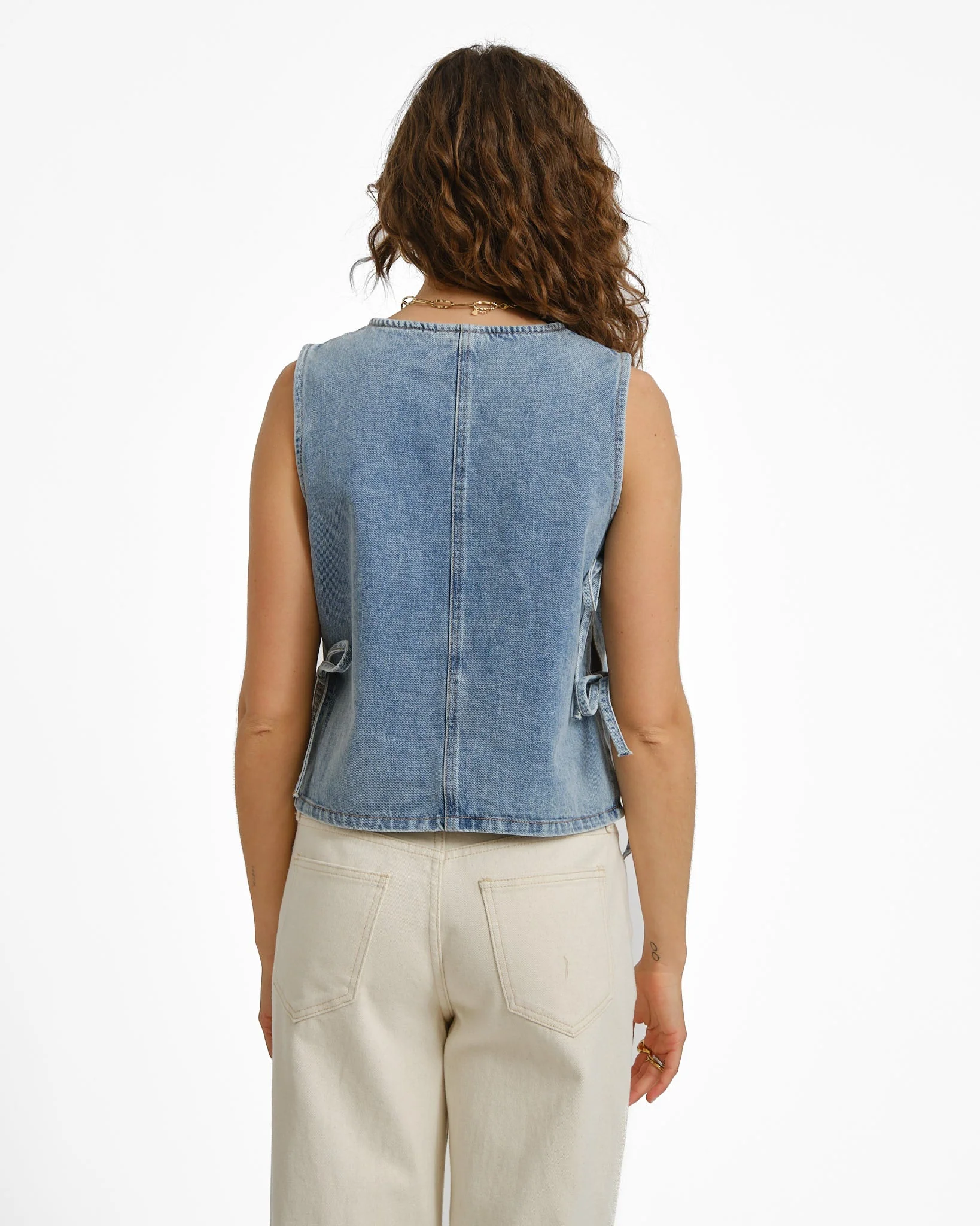 Mabel Top Blue Denim - Image 4