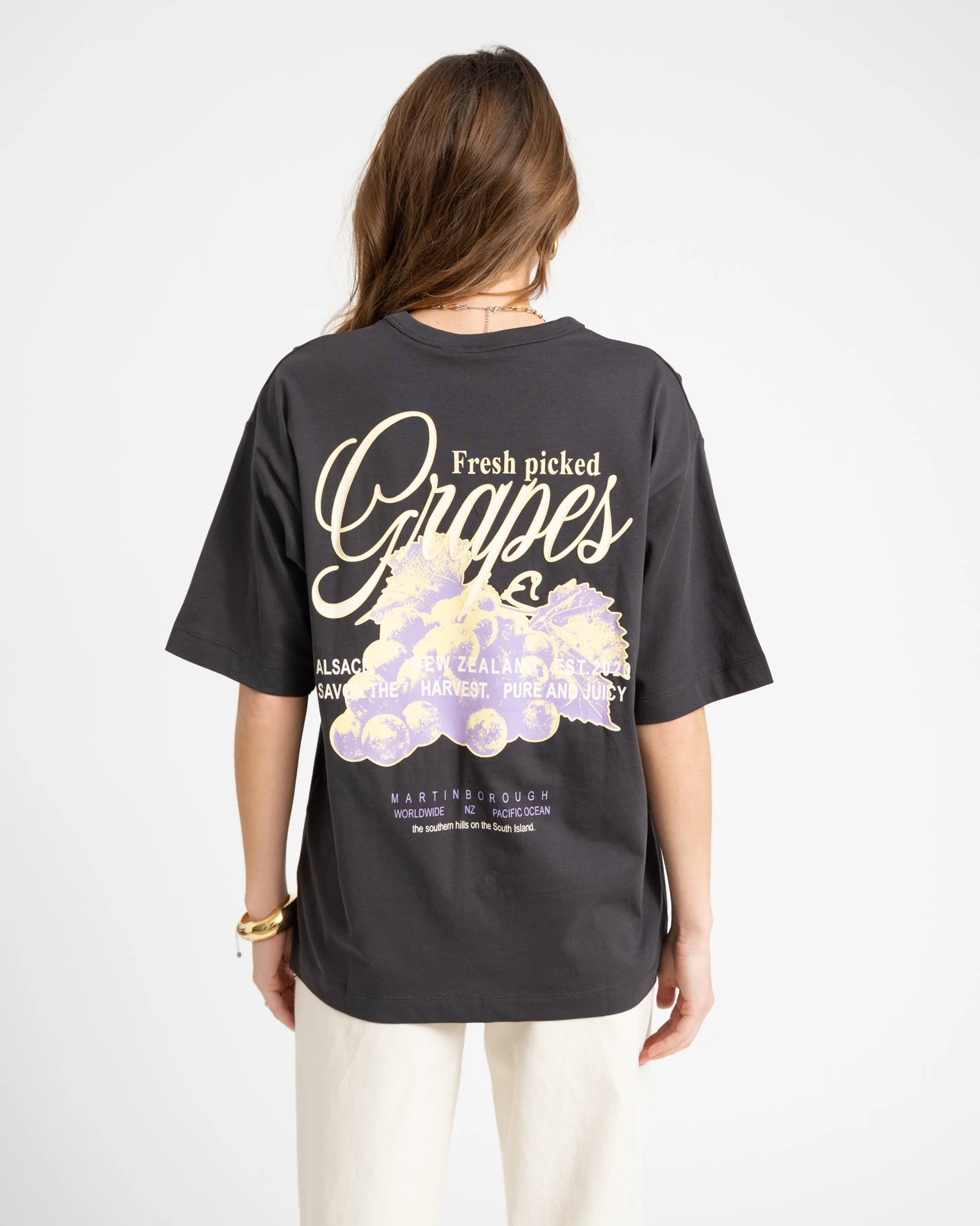 Sandra Loose Tee Grapes - Image 4