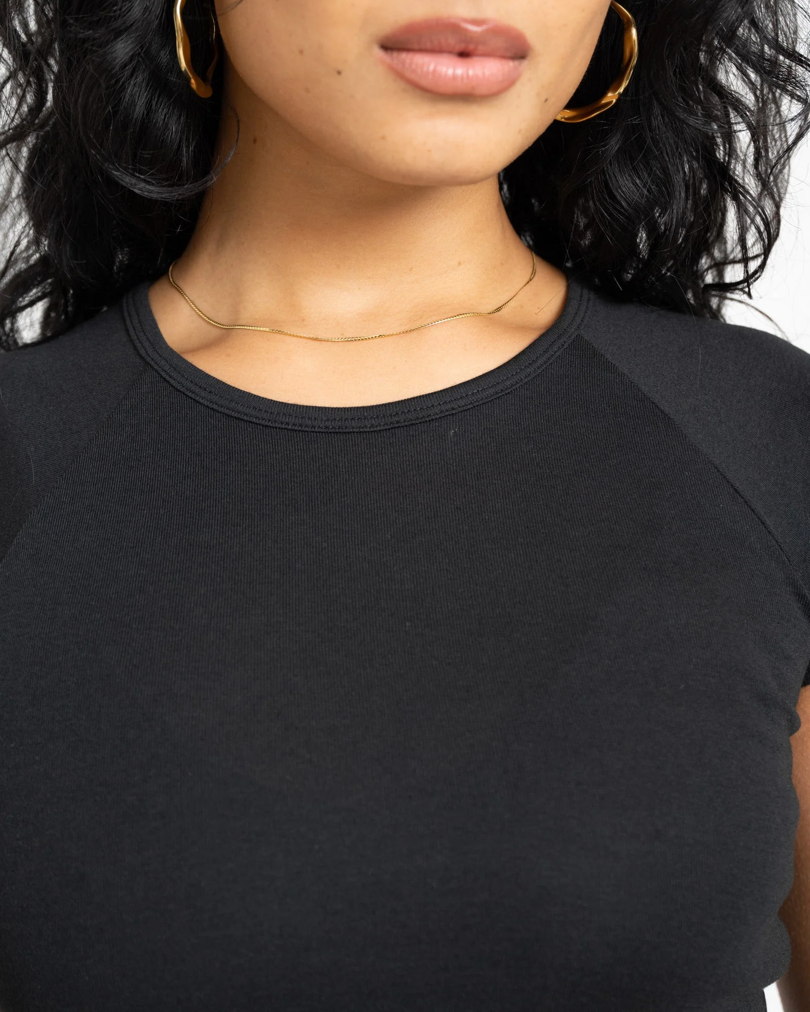 Star Raglan Tee Black - Image 6