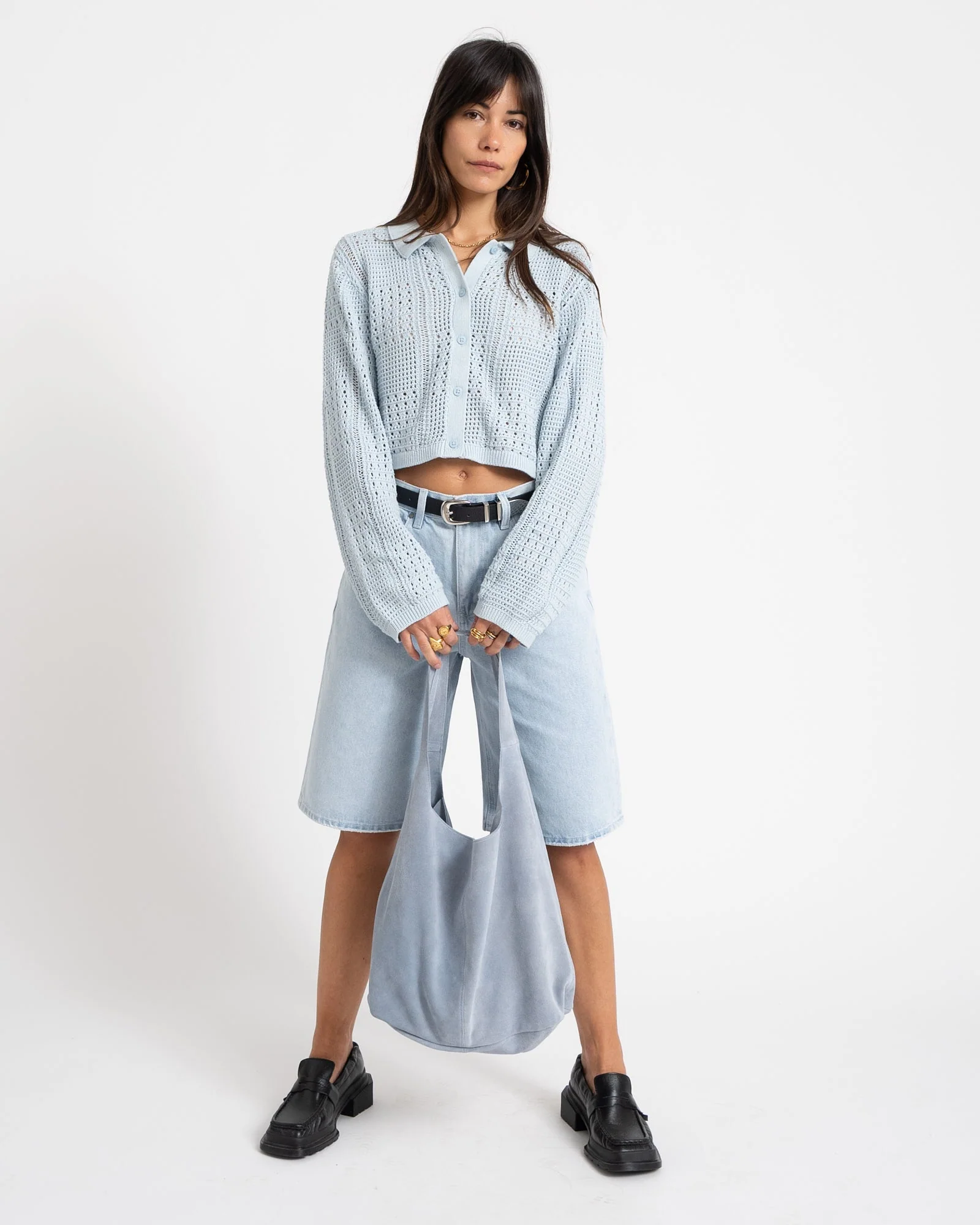 Sue Polo Neck Knit Skyway - Image 3