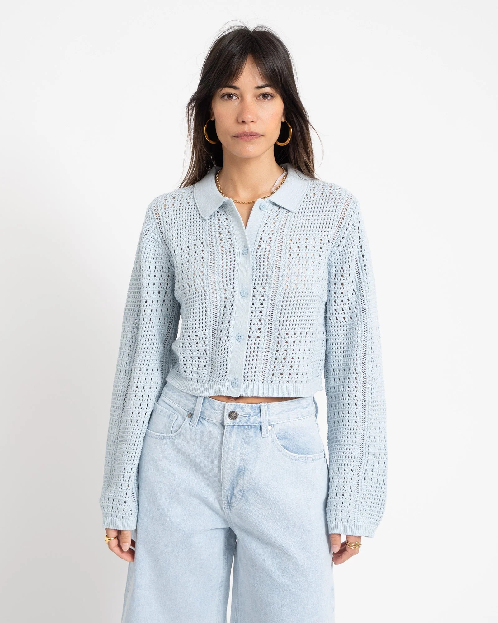 Sue Polo Neck Knit Skyway - Image 5