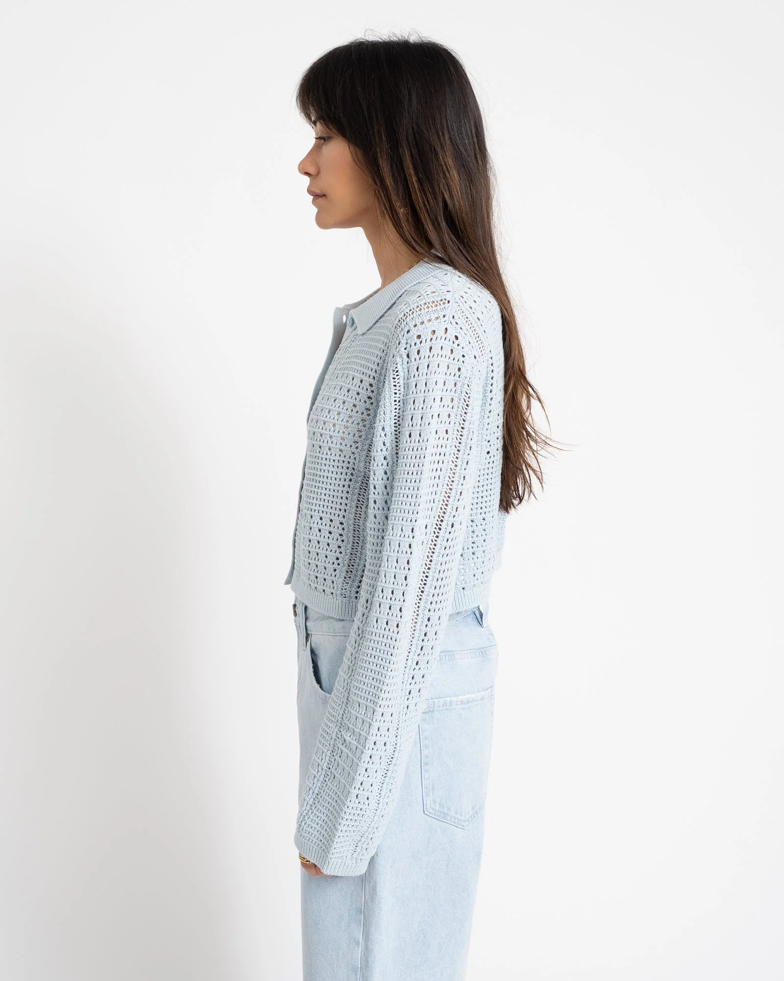 Sue Polo Neck Knit Skyway - Image 6