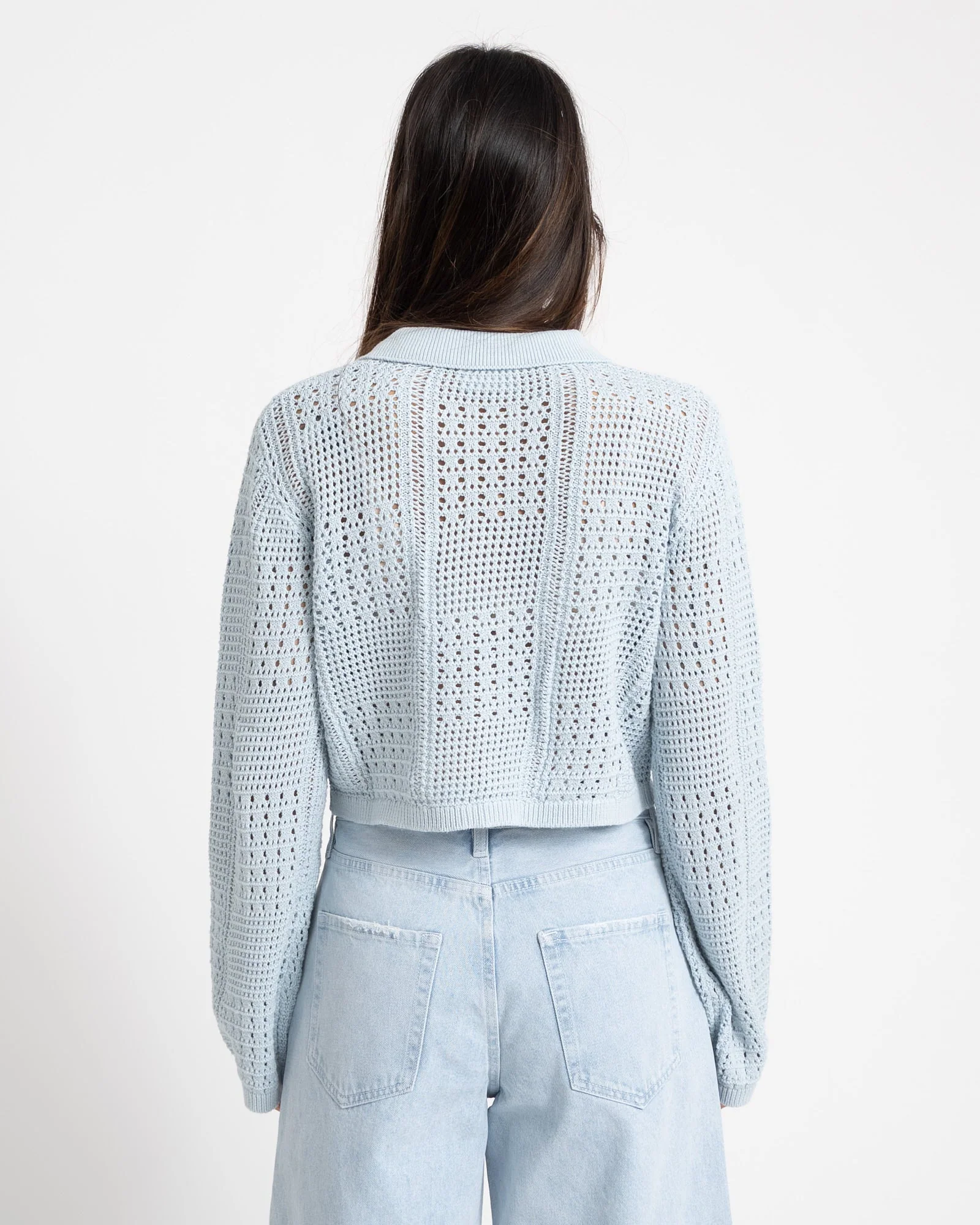 Sue Polo Neck Knit Skyway - Image 7