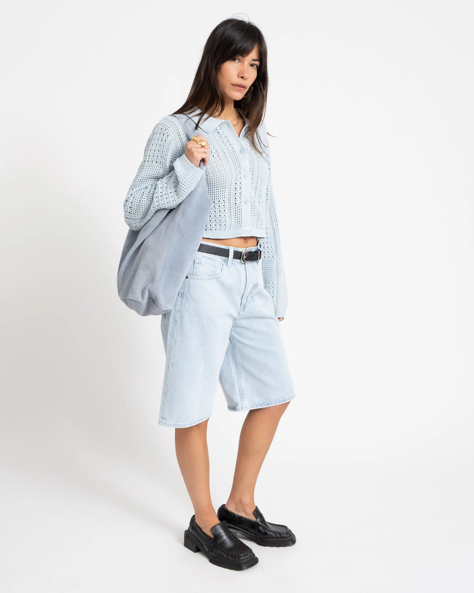 Sue Polo Neck Knit Skyway - Image 8