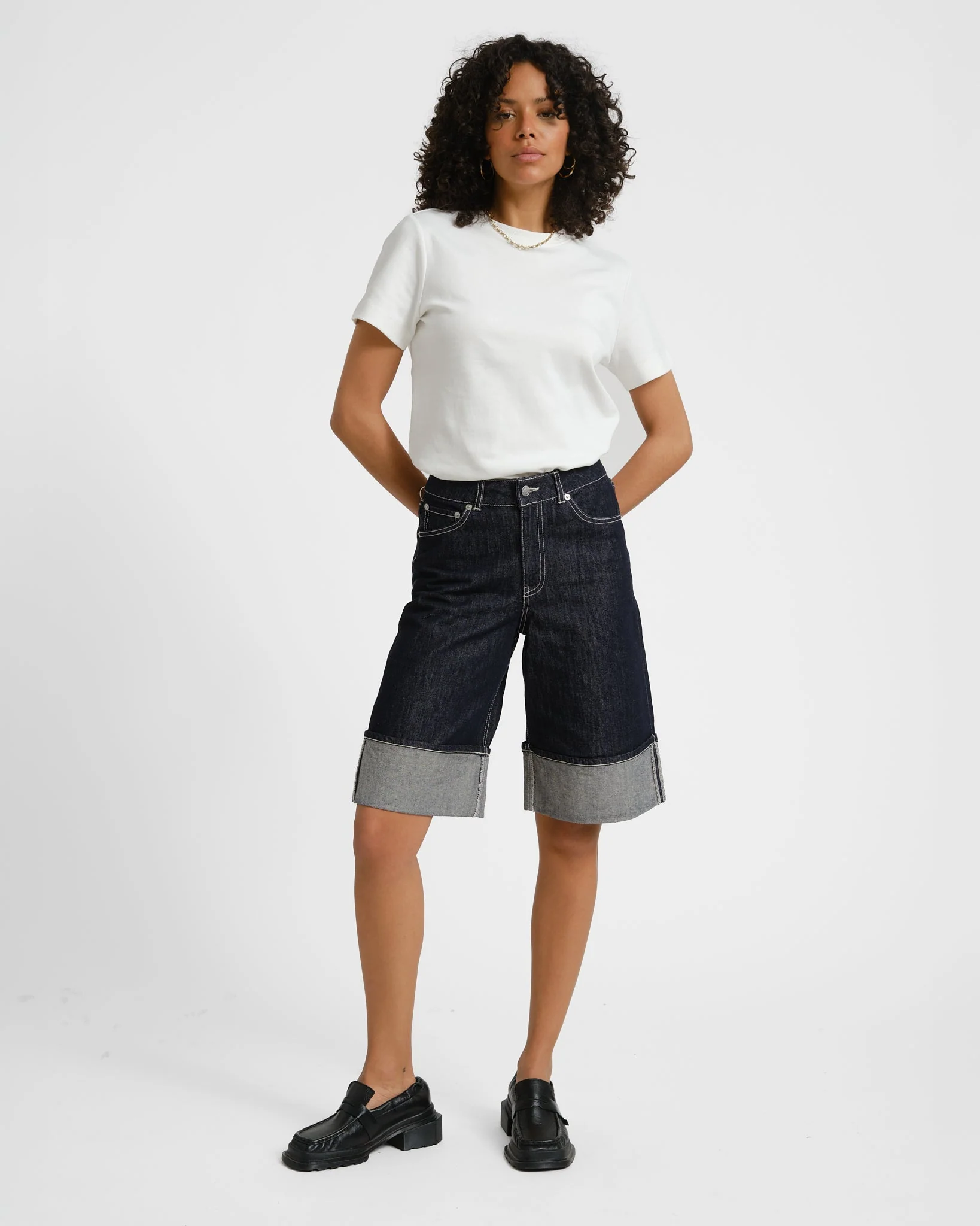 Tokyo Vega Long Dark Blue Denim