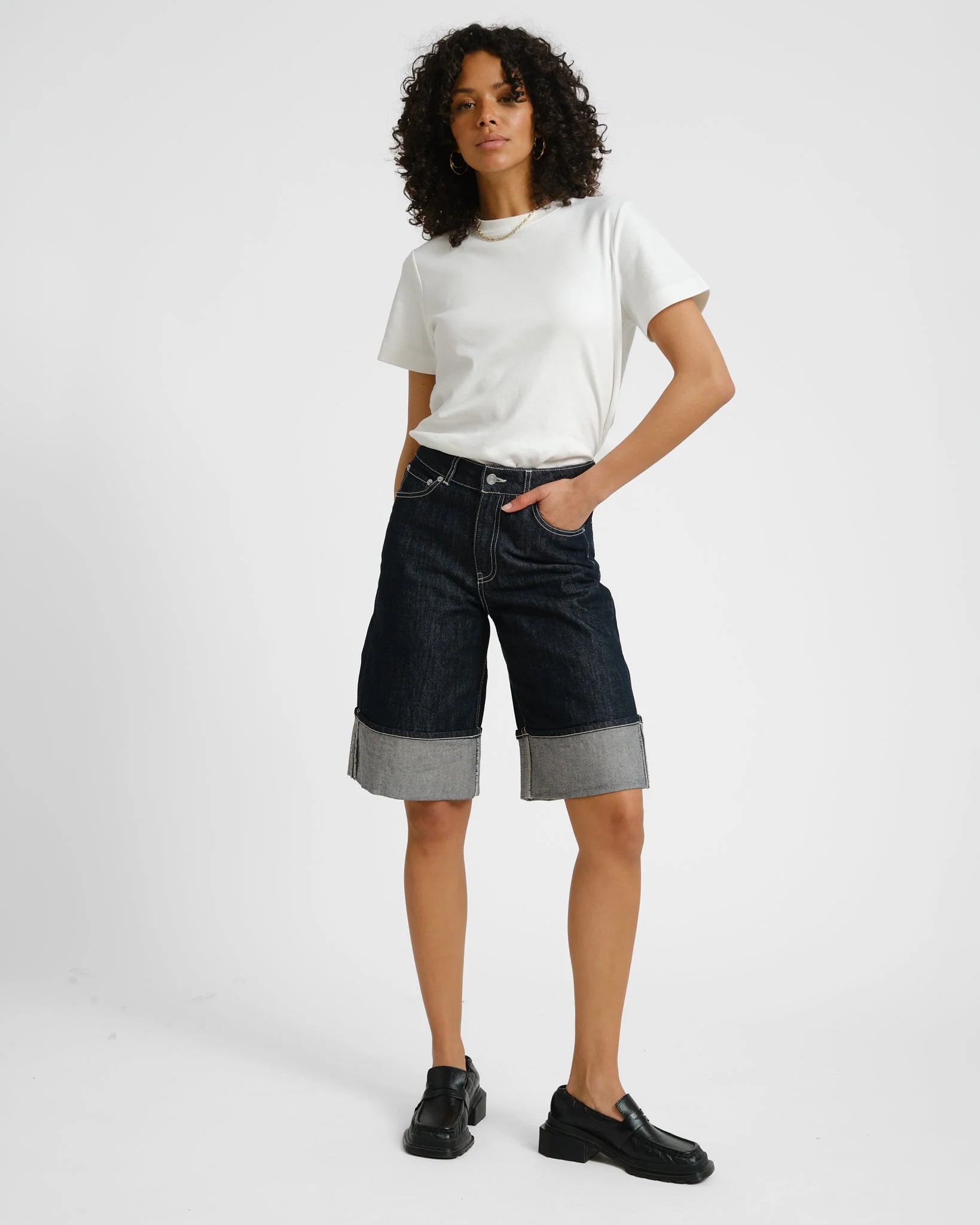 Tokyo Vega Long Dark Blue Denim - Image 2