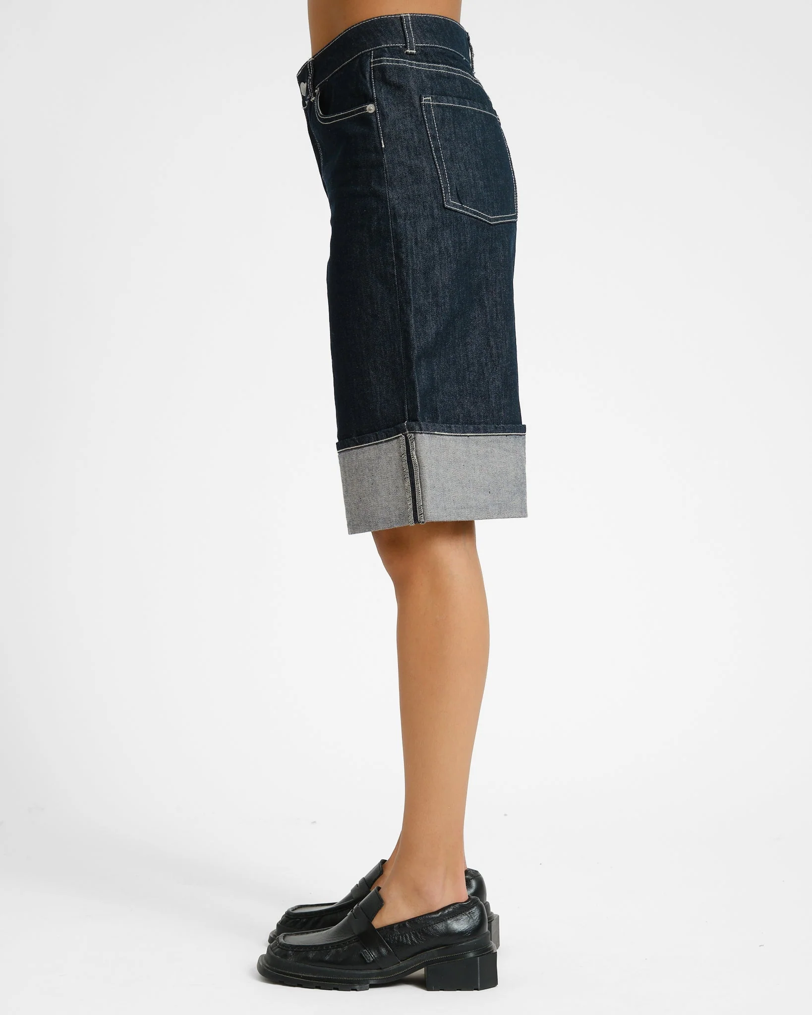 Tokyo Vega Long Dark Blue Denim - Image 5
