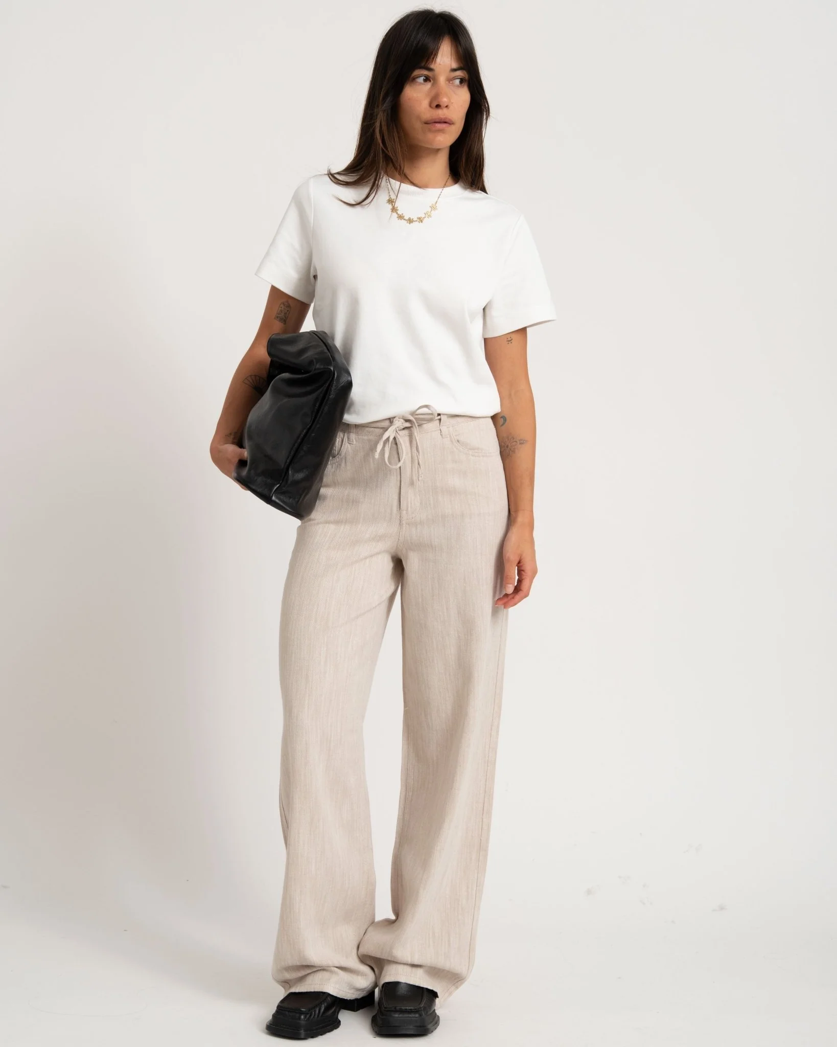 Zoe Fika Wide Pant Feather Gray