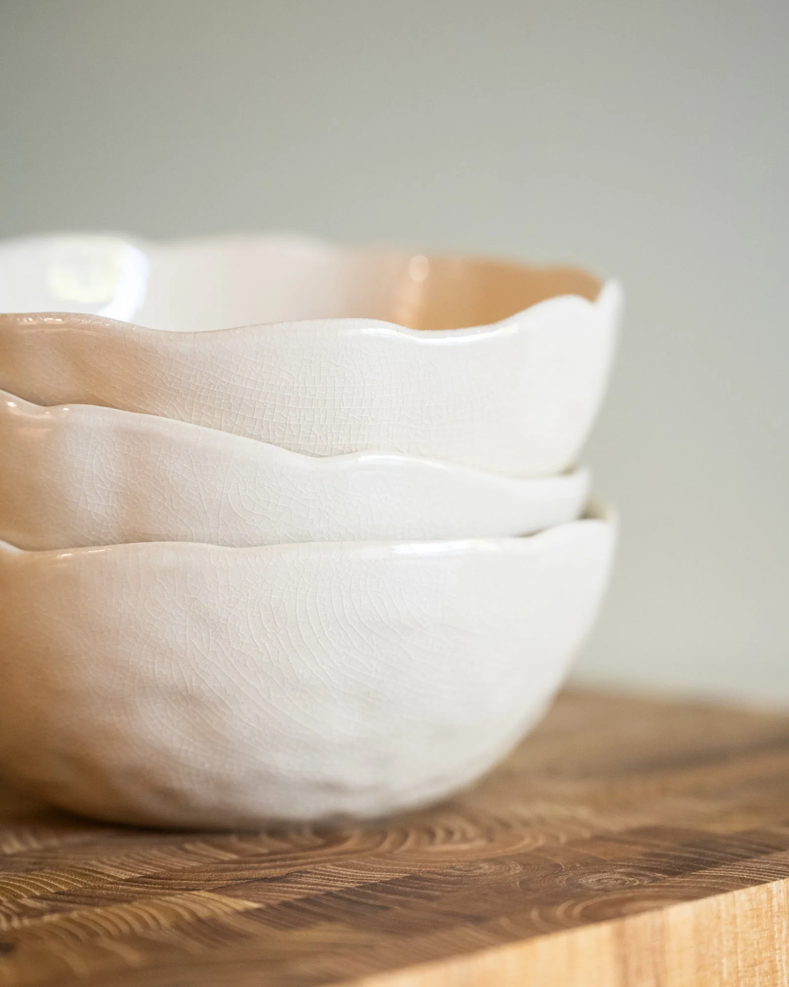 Handmade Bowl Lucky Clover Ceramic - Image 4