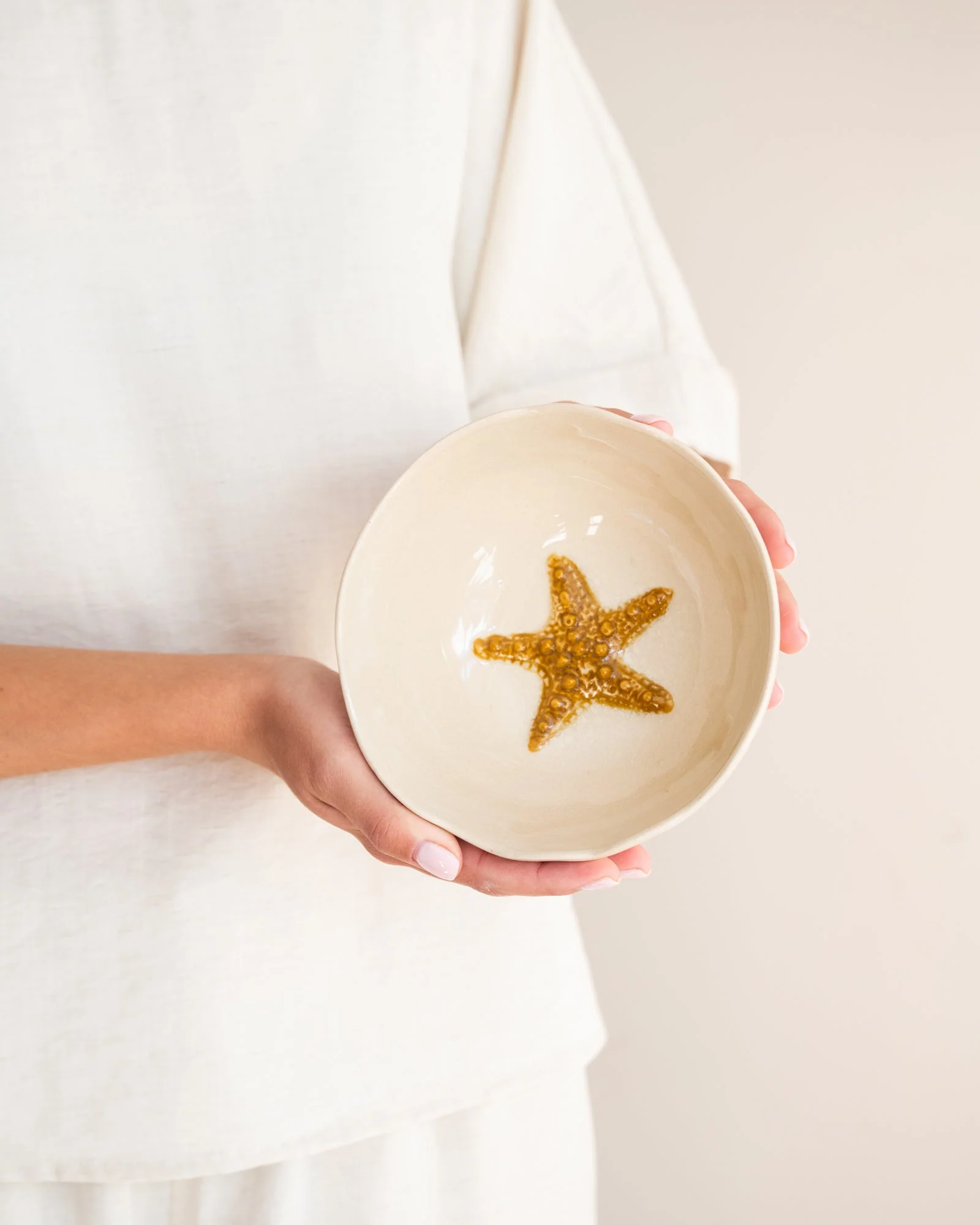 Bowl Starfish Ceramic
