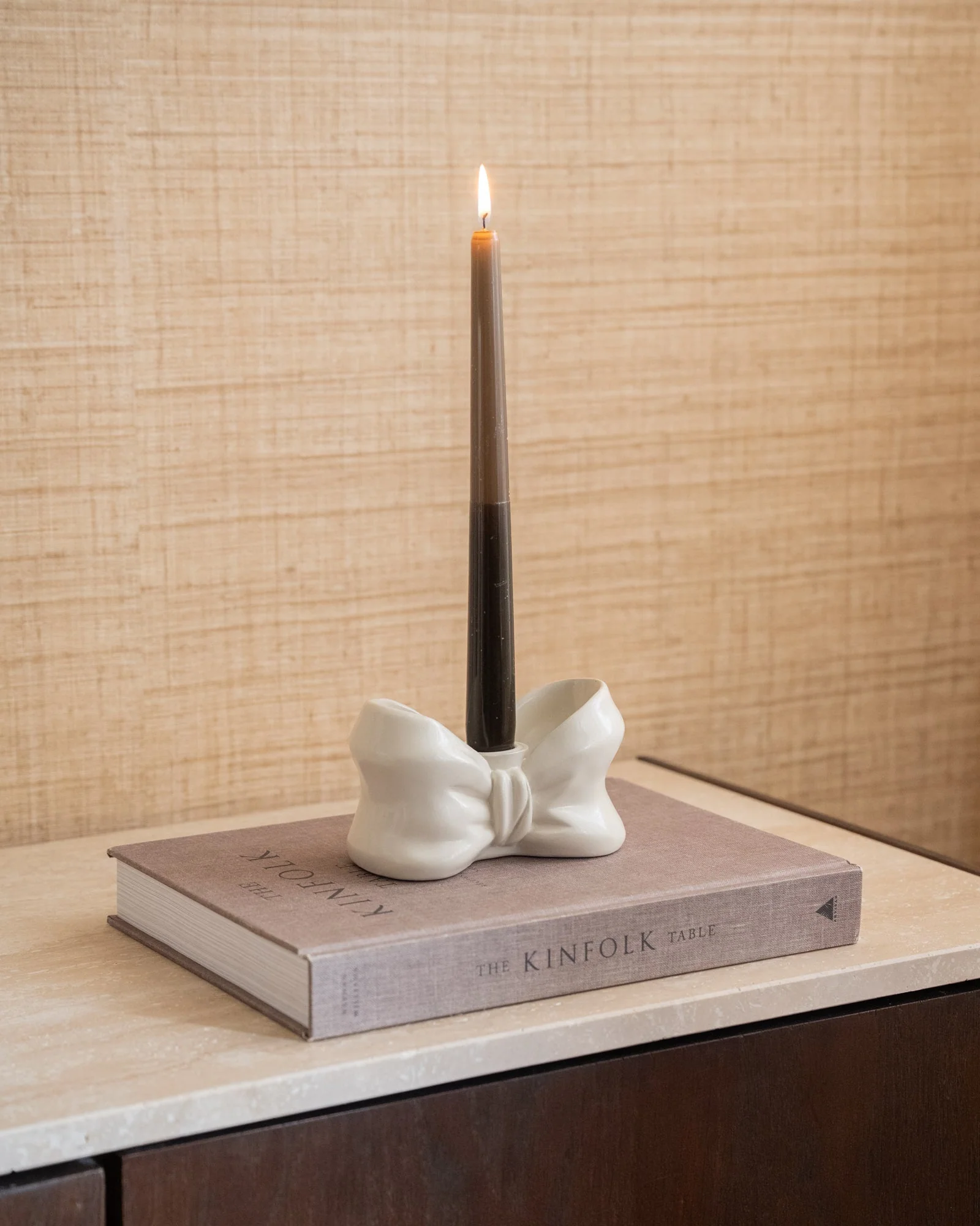 Kandelaar Bow Ivory Shine - Image 3