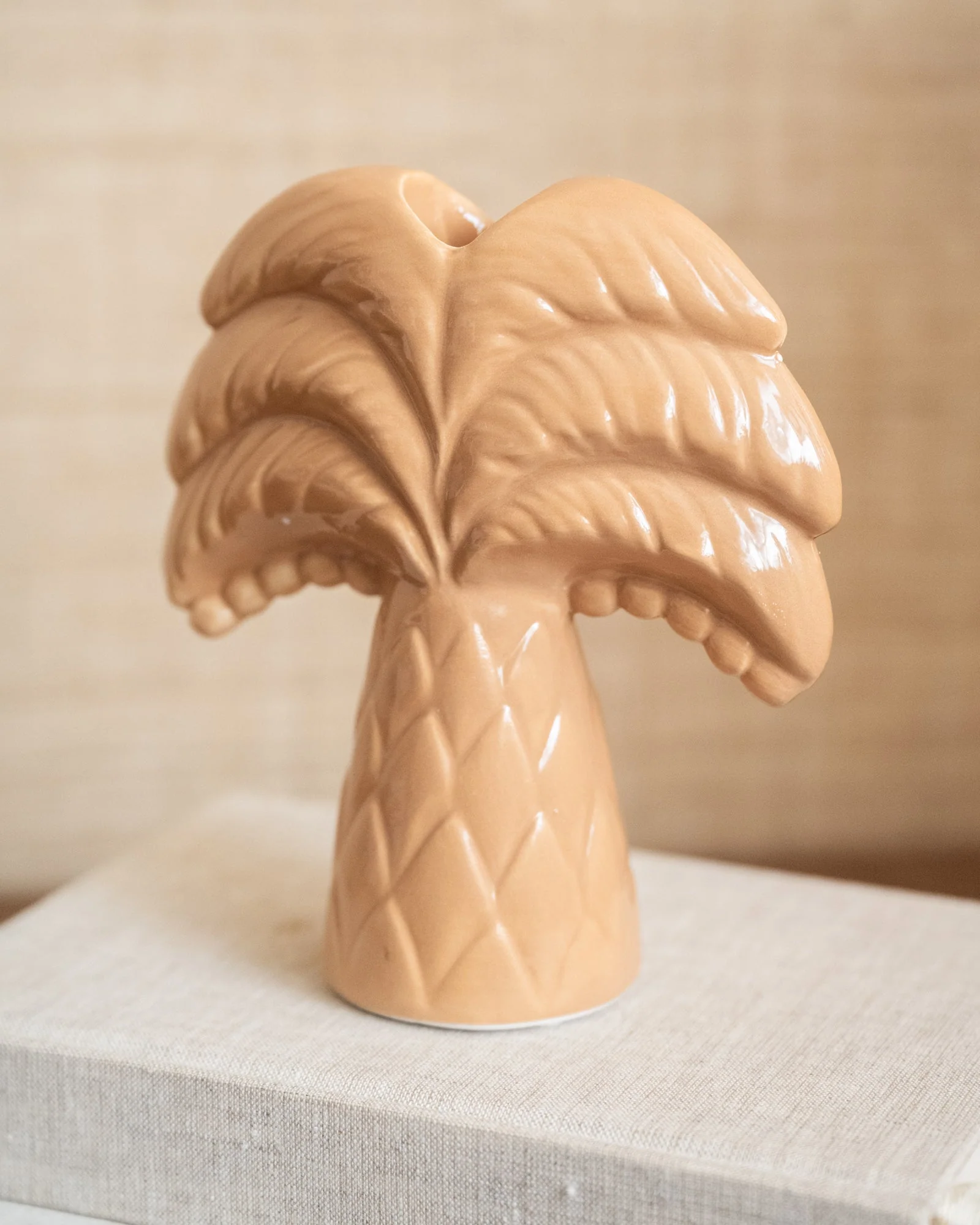 Kandelaar Palm Tree Beige - Image 4