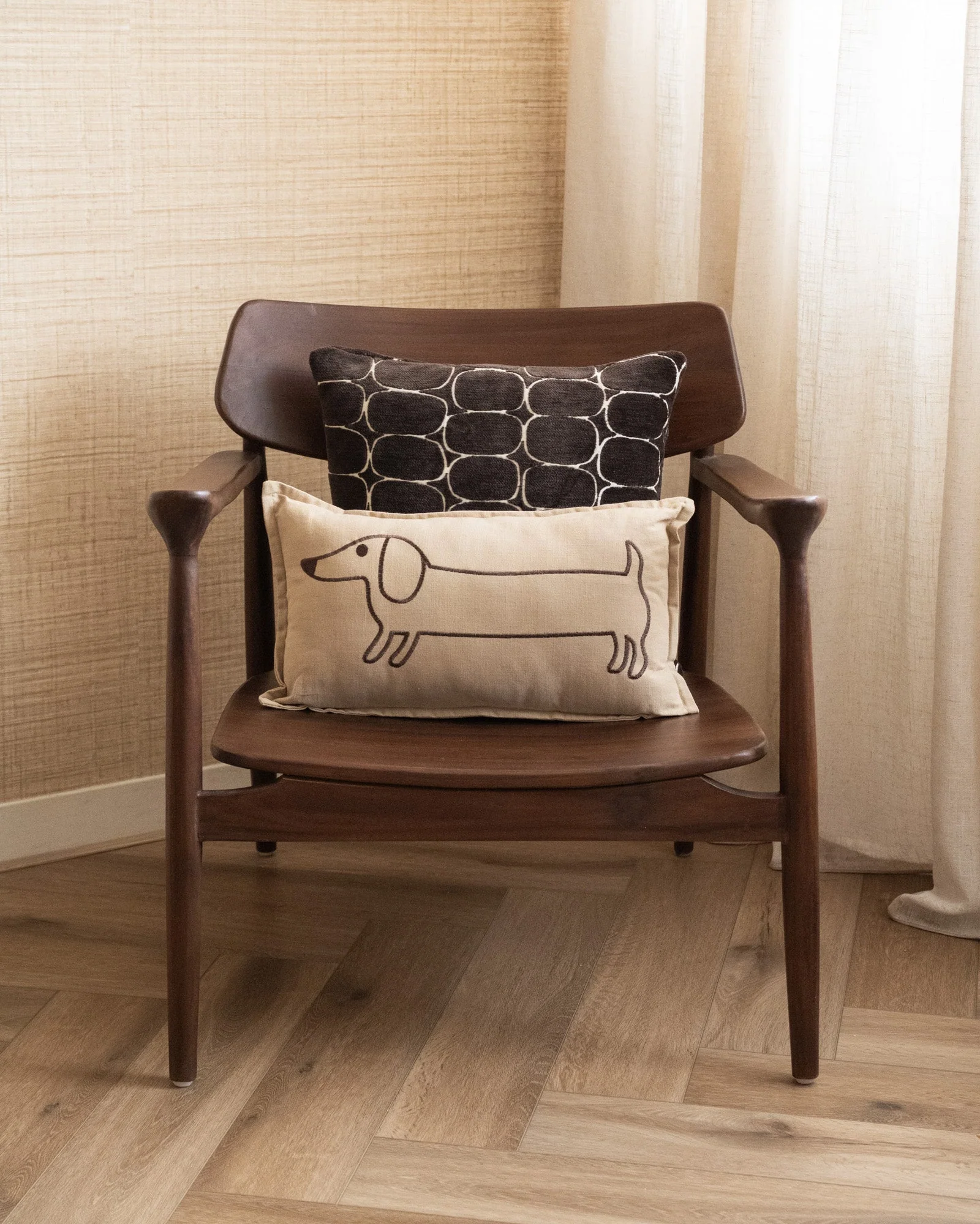Cushion Dachshund Beige - Image 5