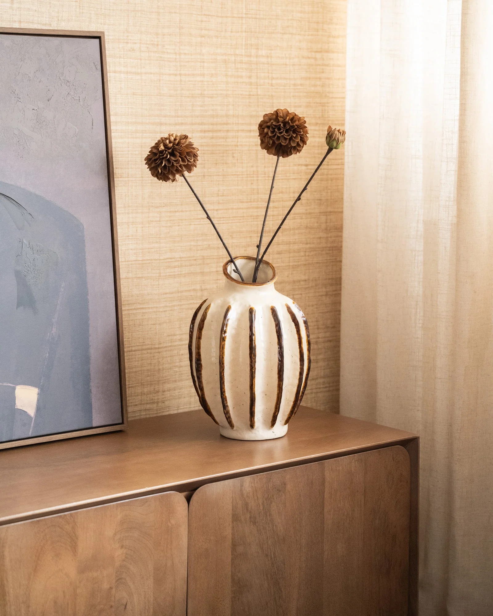 Grote Deco Vaas Aurealia Brown