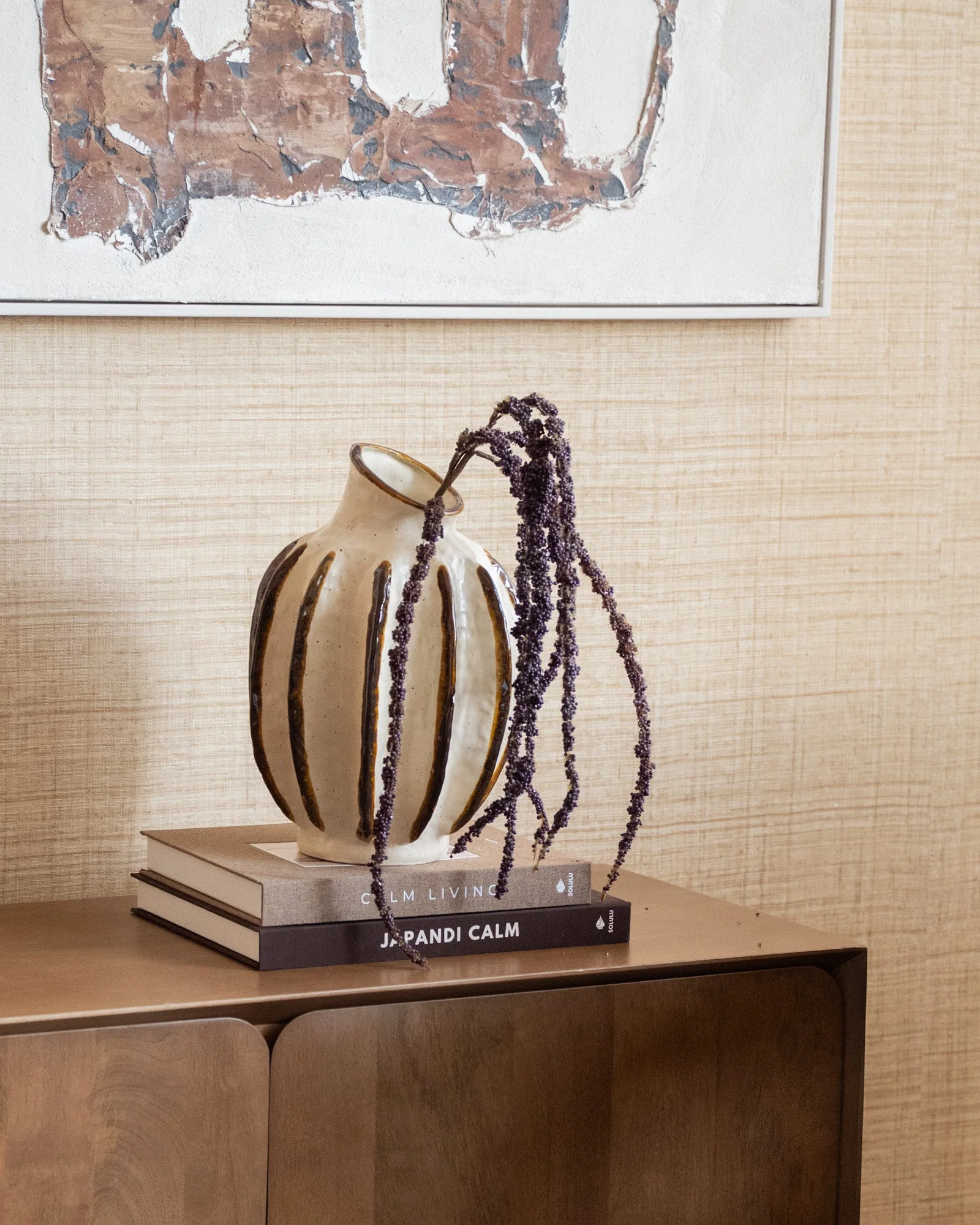 Grote Deco Vaas Aurealia Brown - Image 4