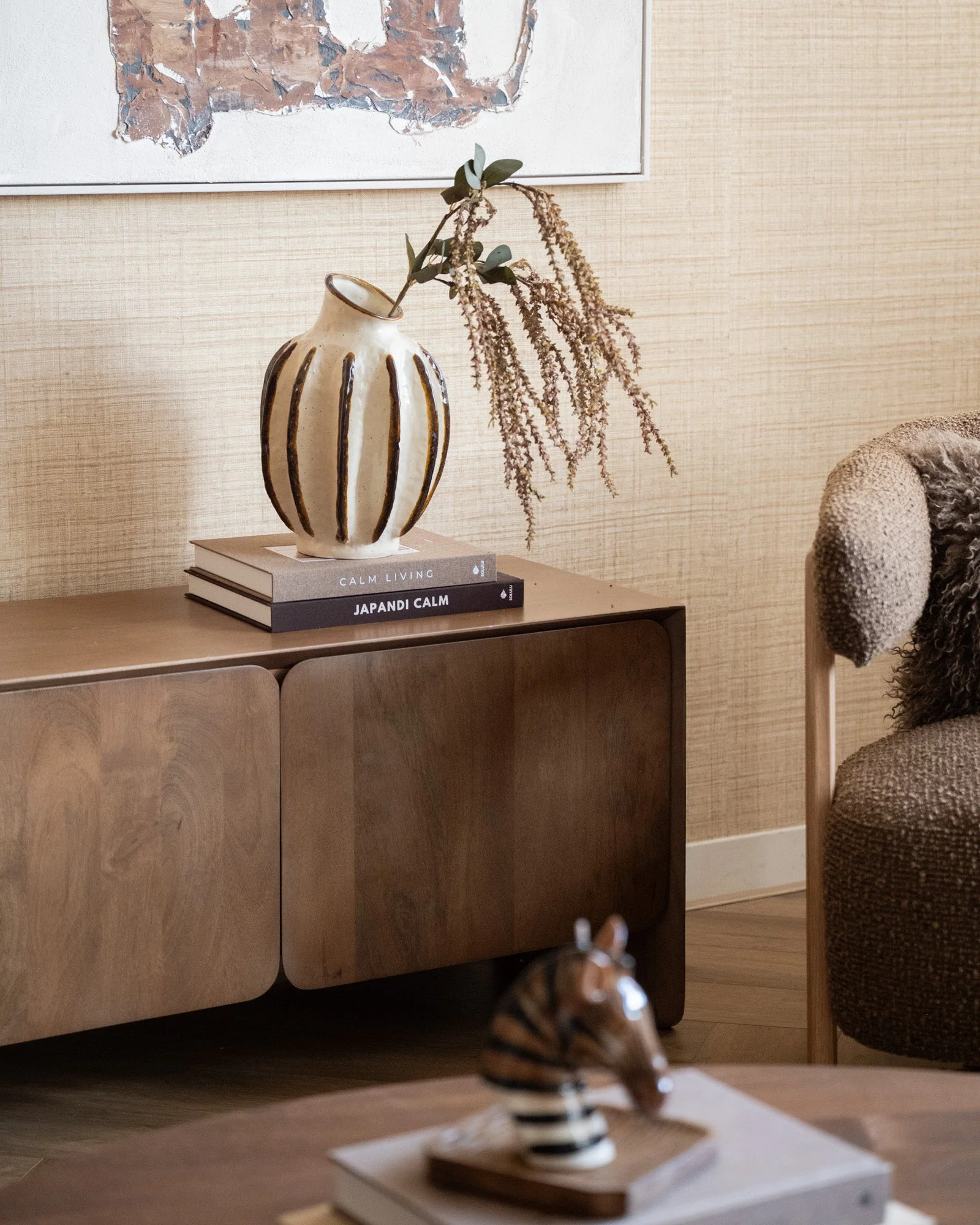 Grote Deco Vaas Aurealia Brown - Image 8