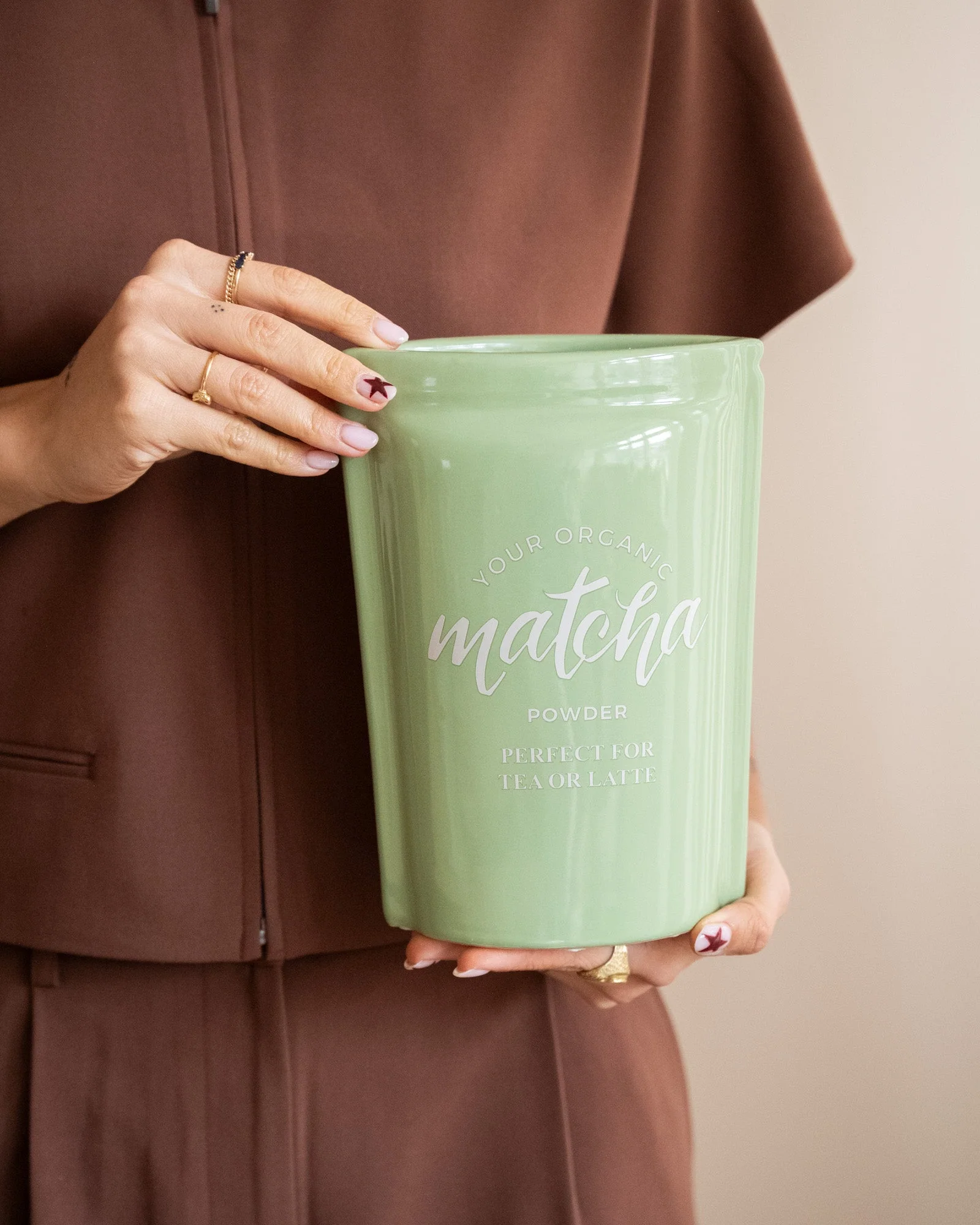 Handgemaakte Keukengereihouder Matcha Groen - Image 2