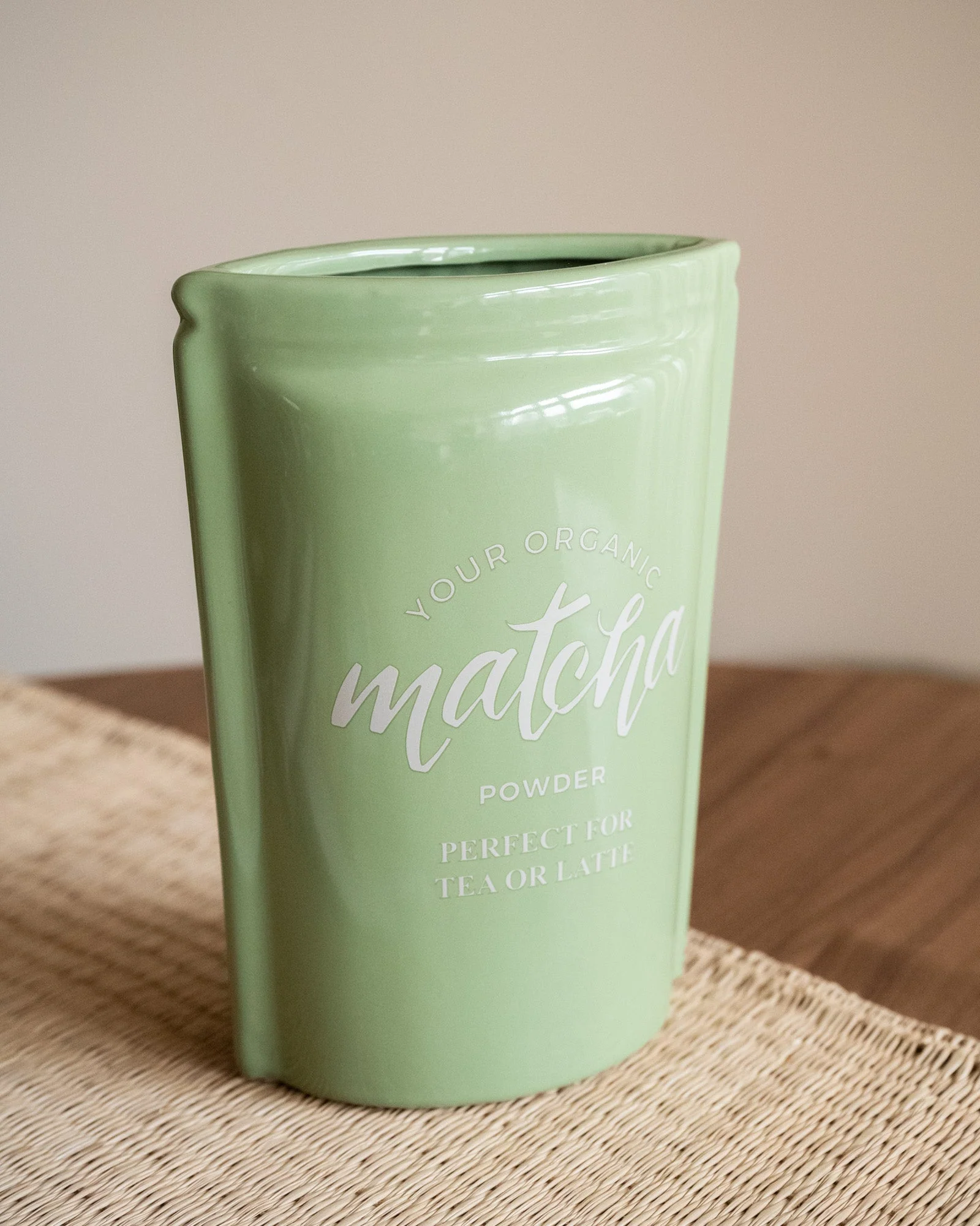 Handgemaakte Keukengereihouder Matcha Groen - Image 3