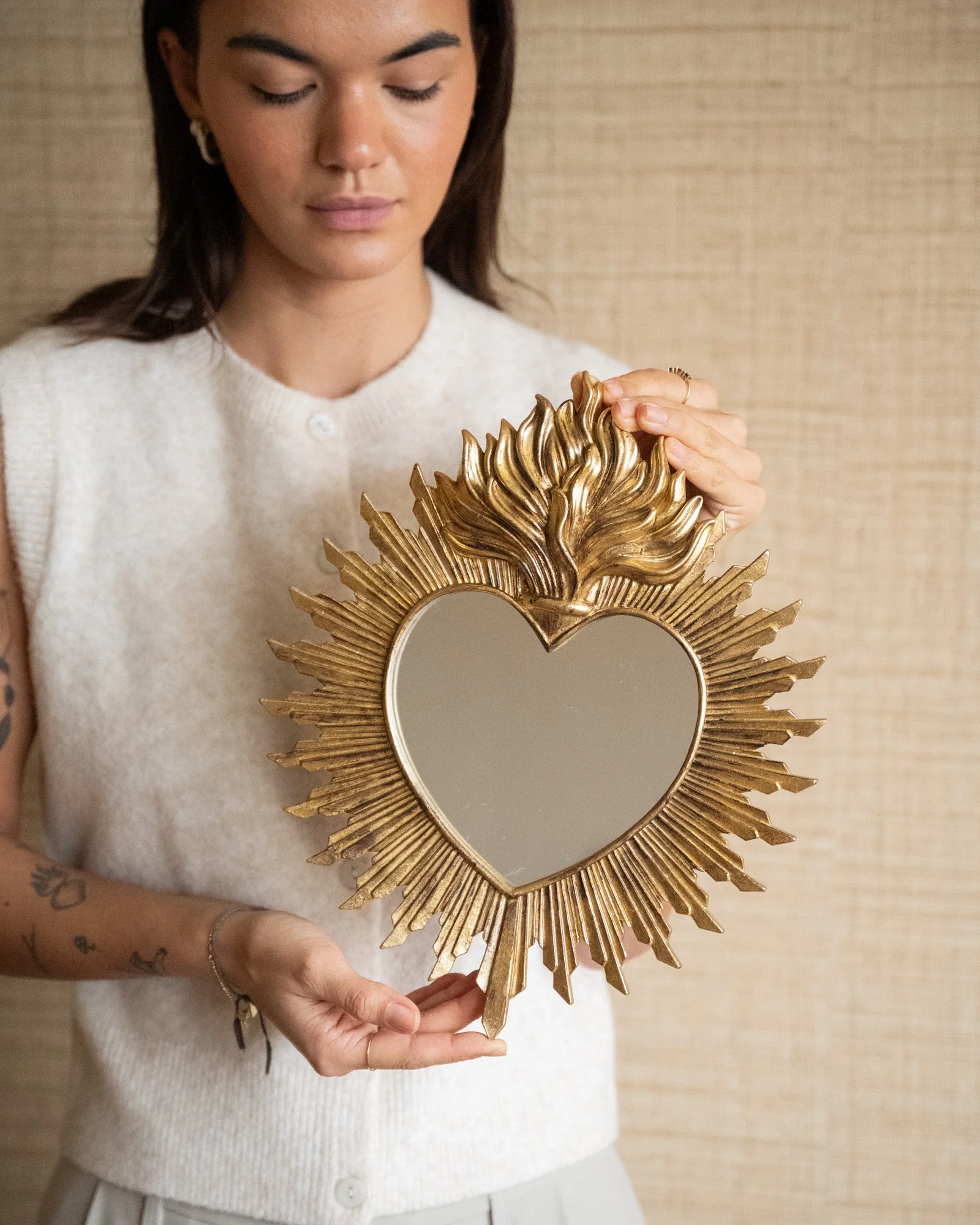 Spielgel Heart Goud - Medium - Image 3