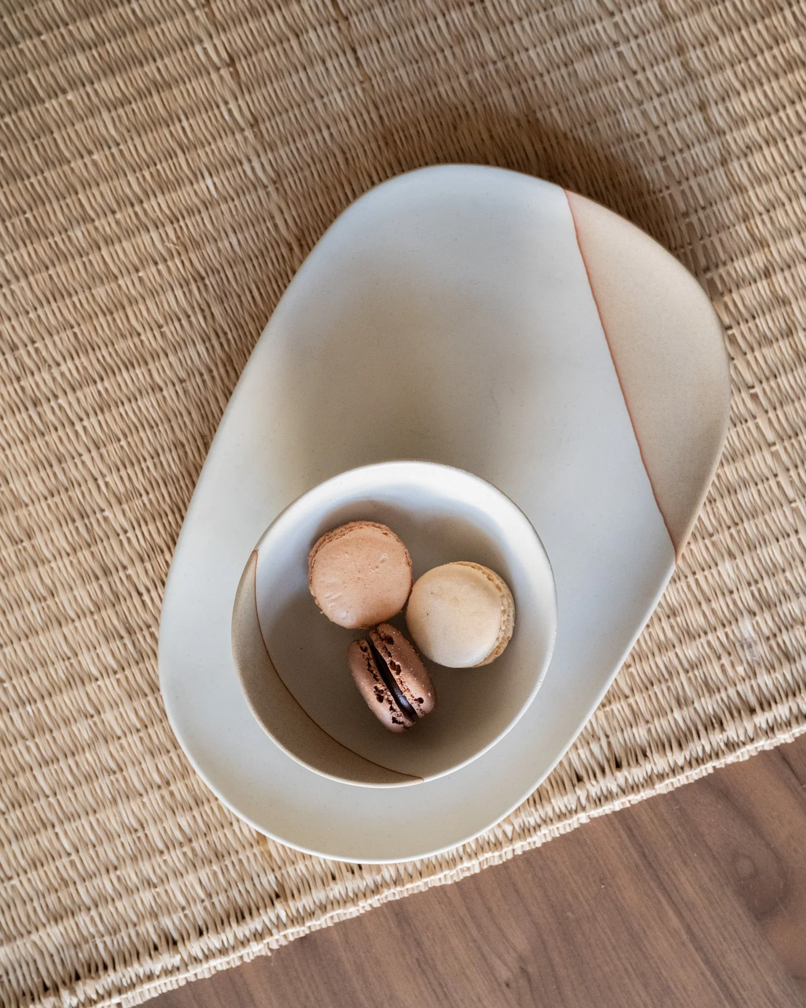 Serveerbord Nikki Beige Keramiek