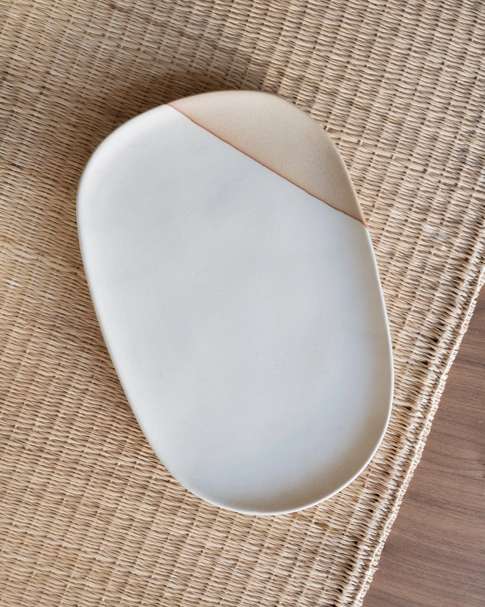 Serveerbord Nikki Beige Keramiek - Image 4
