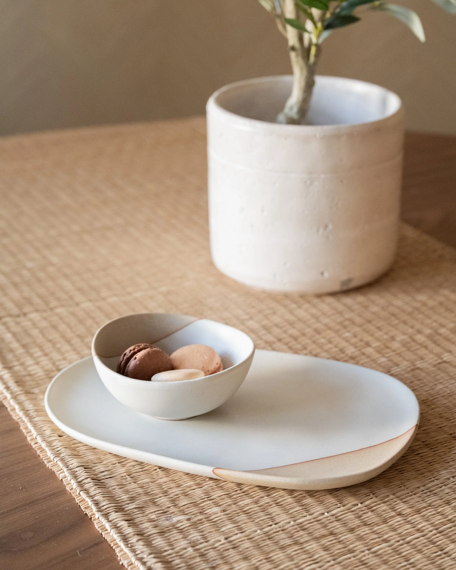 Serveerbord Nikki Beige Keramiek - Image 6