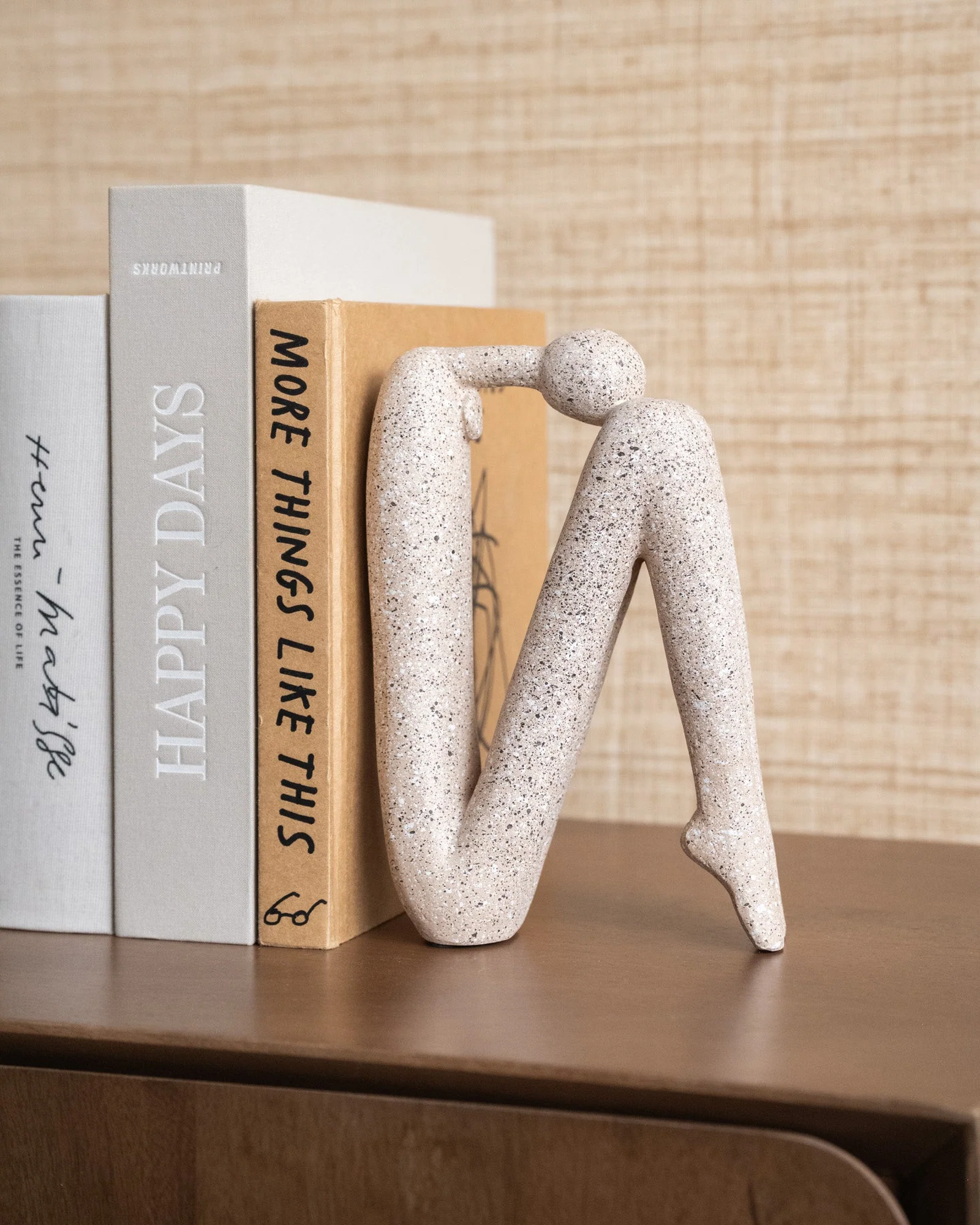 Ornament / Bookend Human Beige Head Up / Head Down 1PC - Image 3