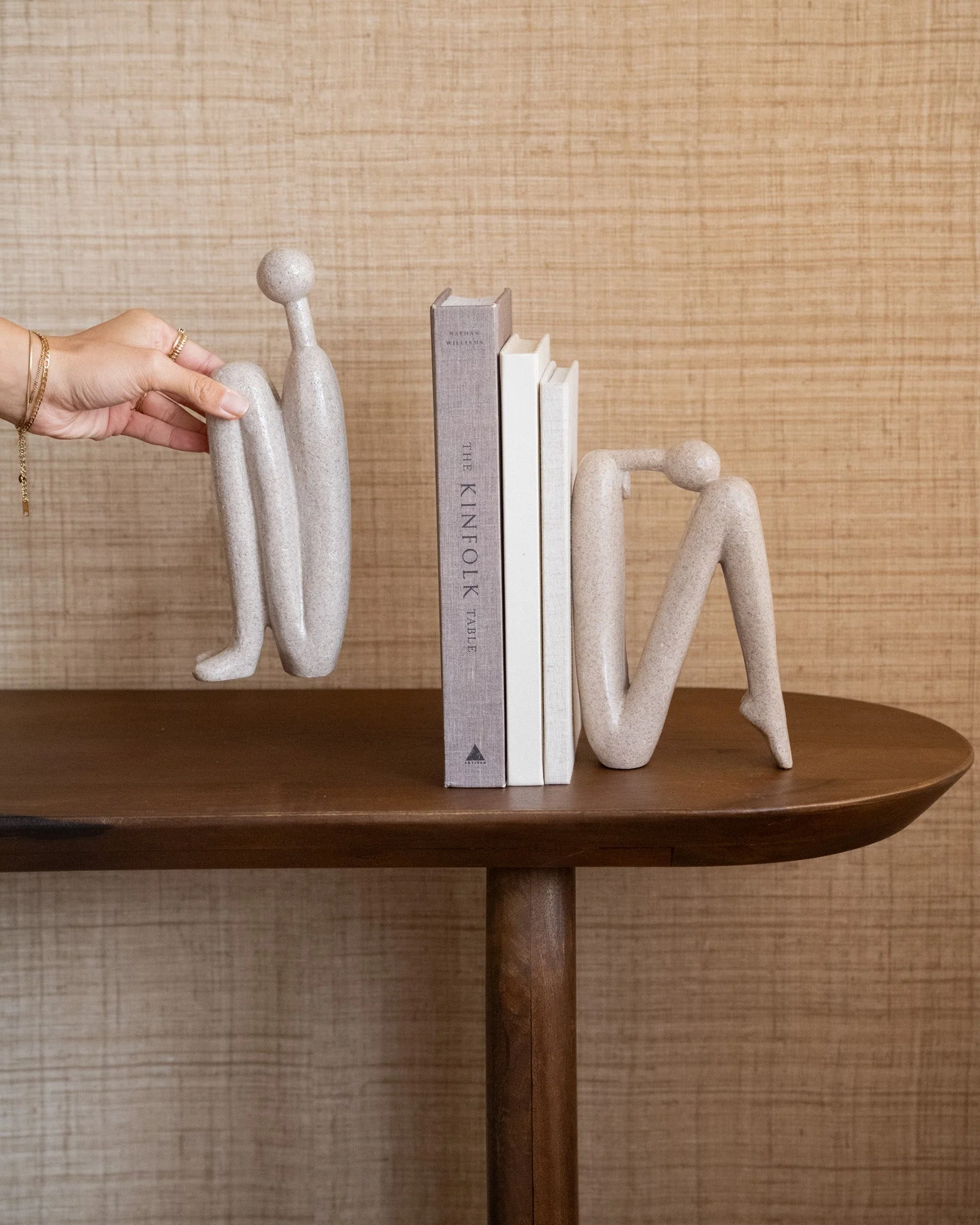 Ornament / Bookend Human Beige Head Up / Head Down 1PC - Image 5