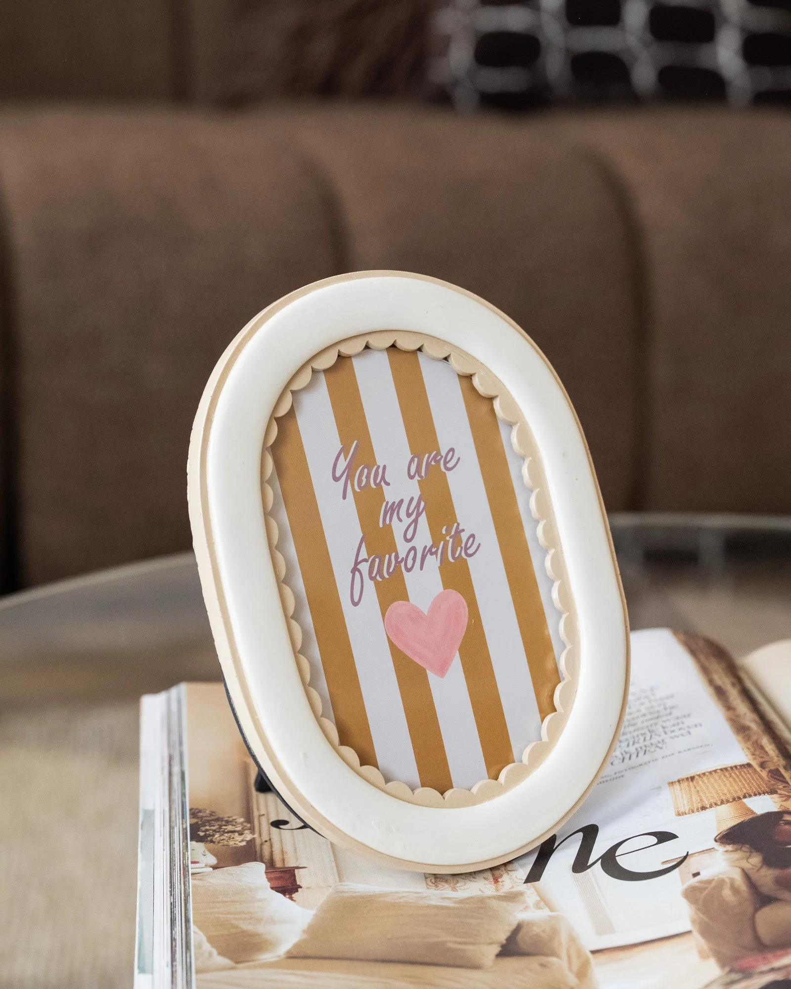 Fotolijst Oval Beige - Image 5