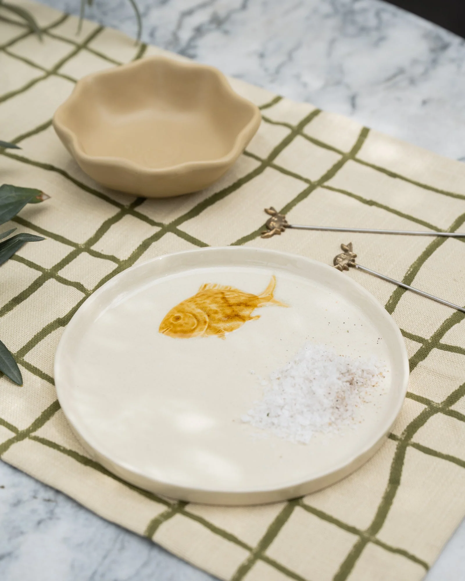 Side Plate Fish Ceramic - Image 3