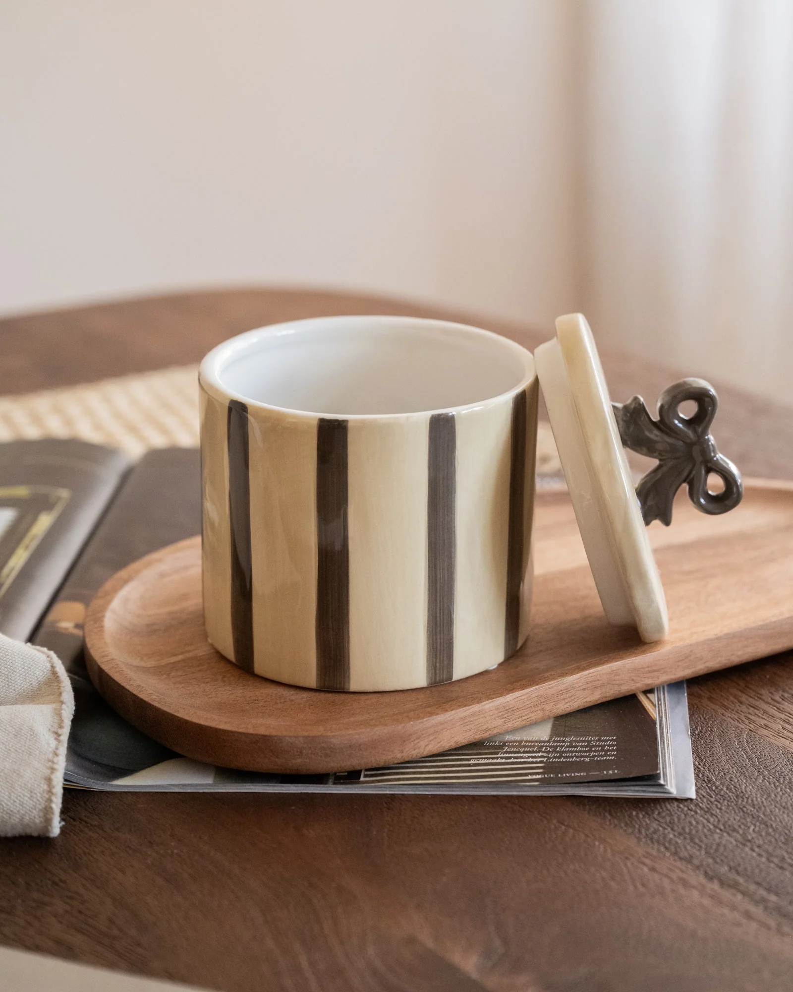 Handmade Storage Jar Bow - Image 3