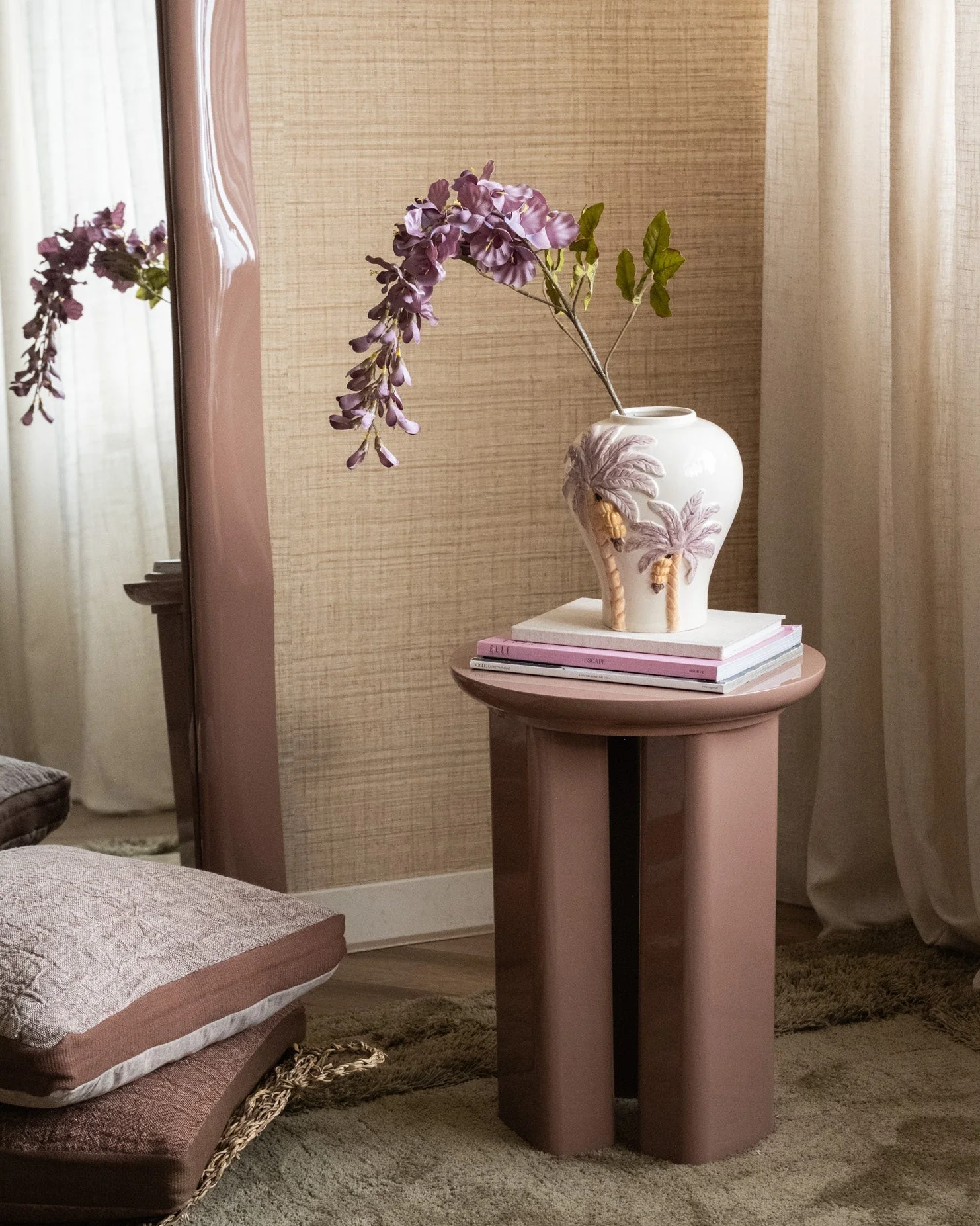 Deco Vaas Palm Tree Pastel