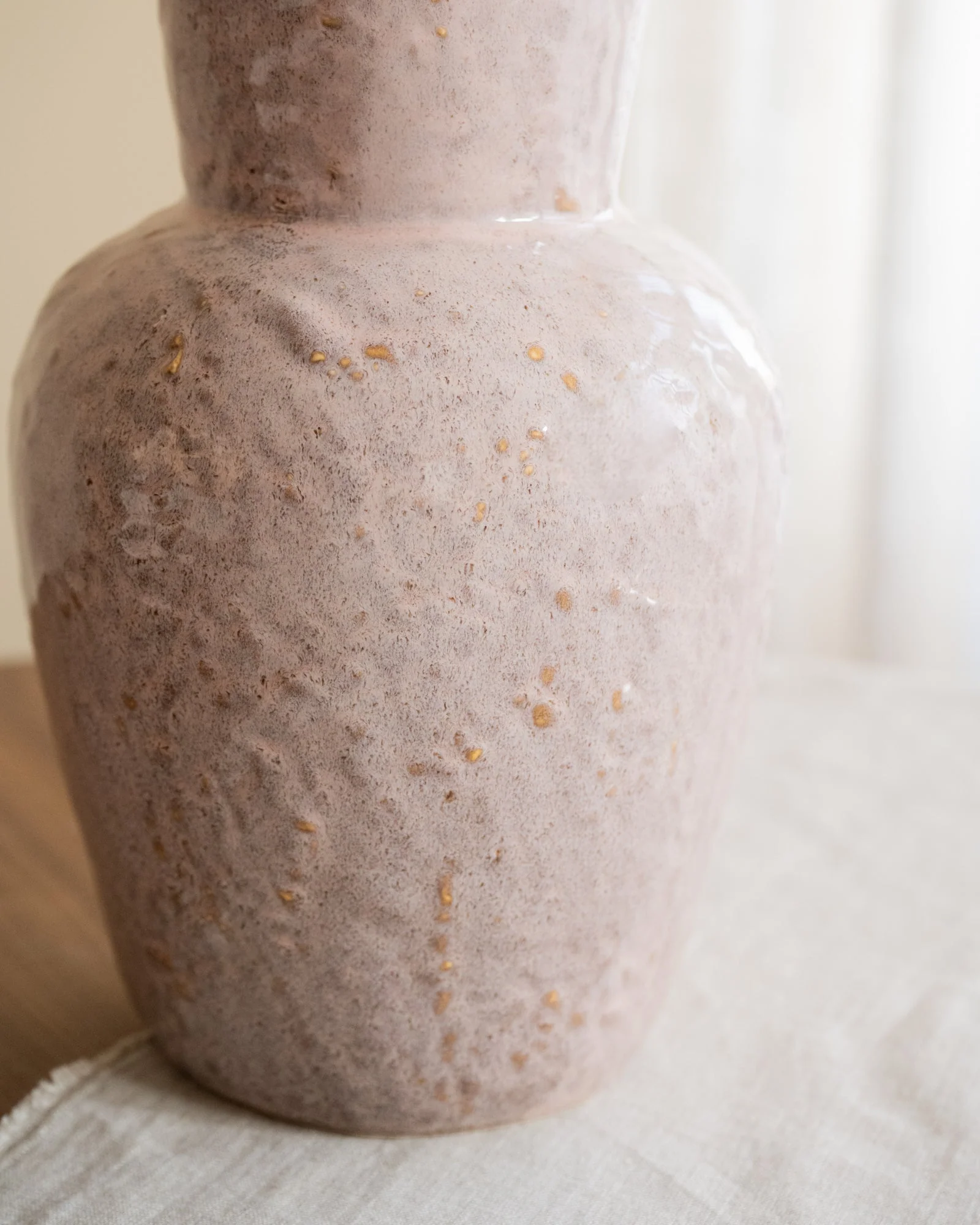 Deco Vaas Ceramic Dusty Pink - Image 8