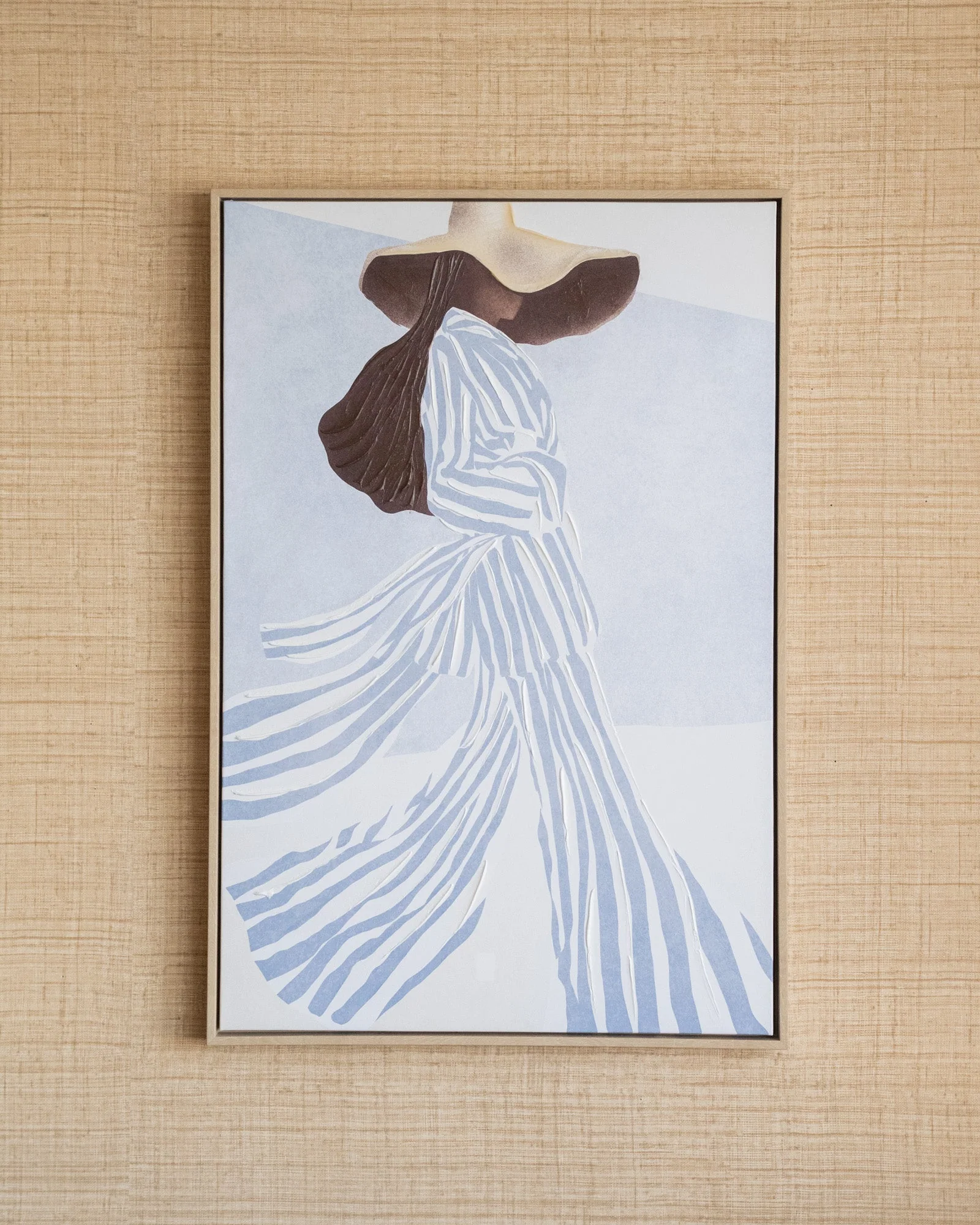 Wall Art Lady In Blue