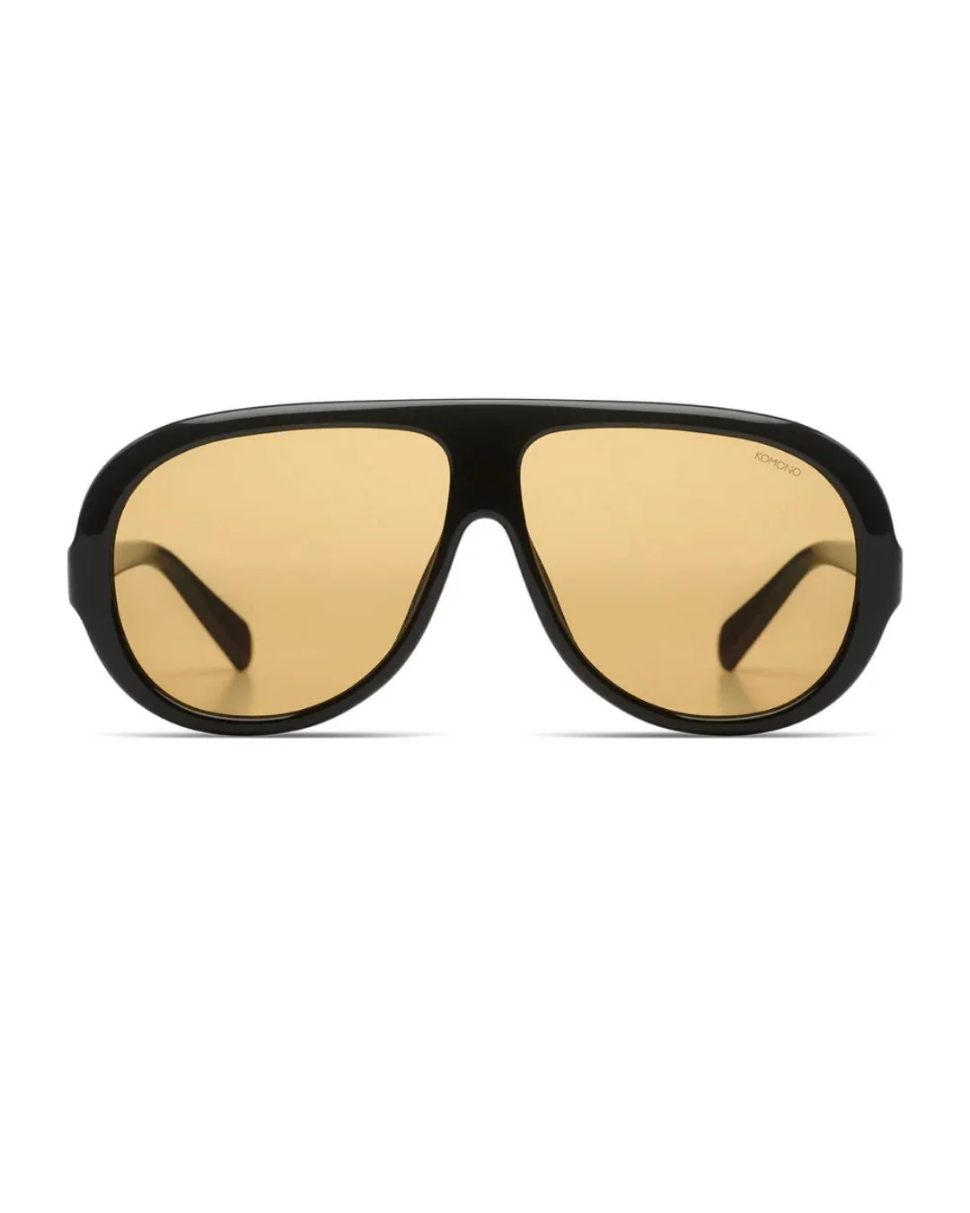 Komono Zonnebril Tate Black Amber Yellow