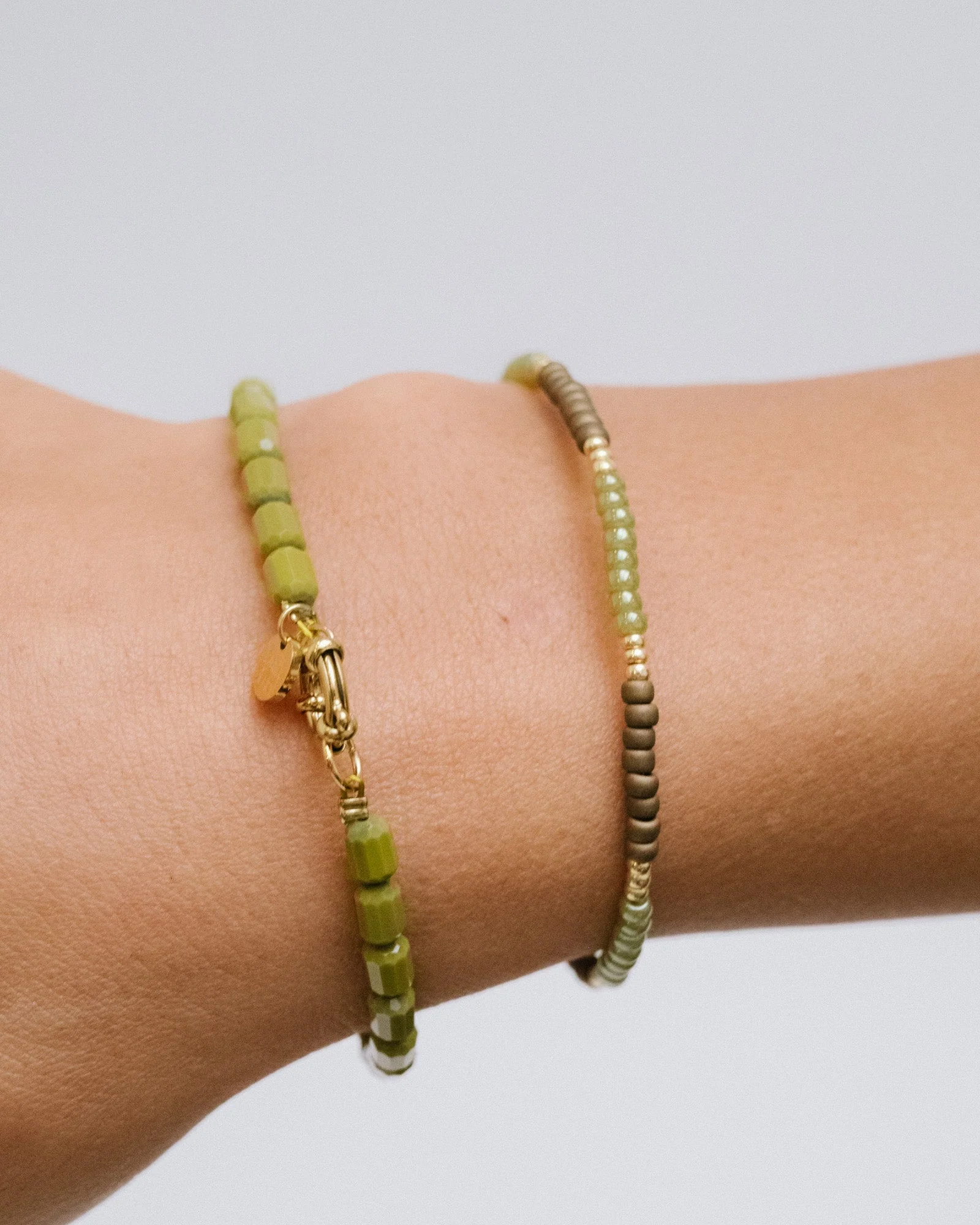 Bracelet Lasso Gold Green - Image 3