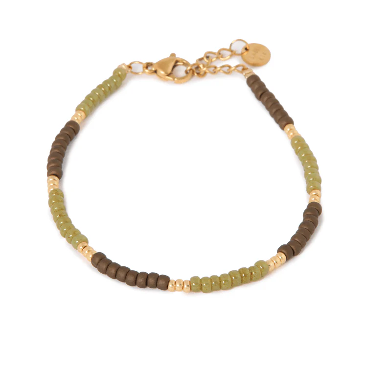 Bracelet Lasso Gold Green - Image 4