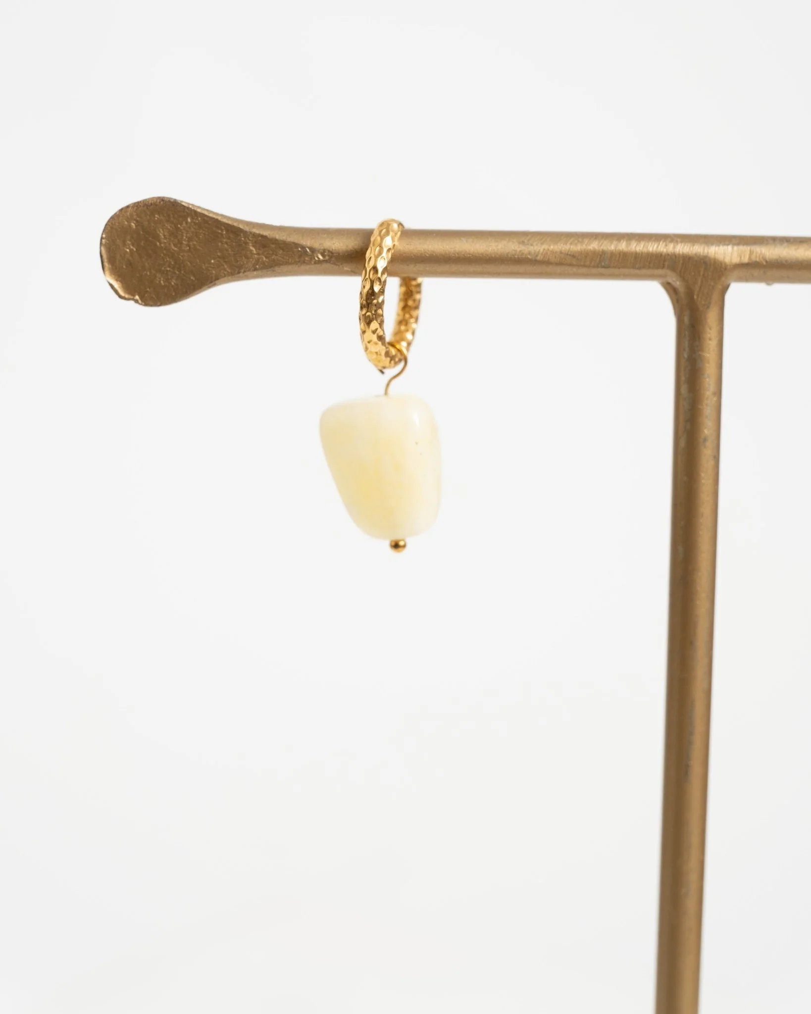 Set van 2 Hoop Butter Yellow Goud - Image 4