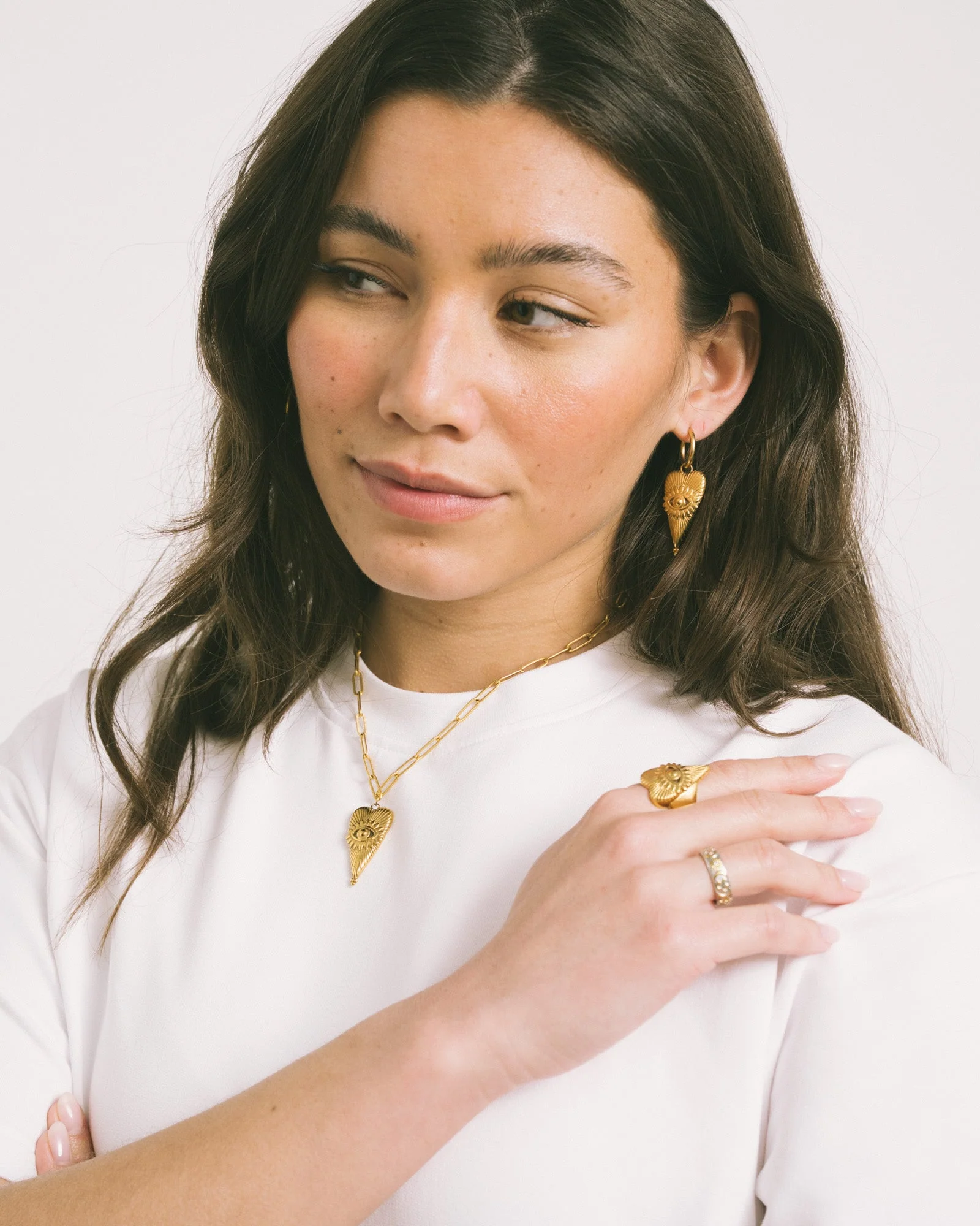 Ketting Eye of Love Goud