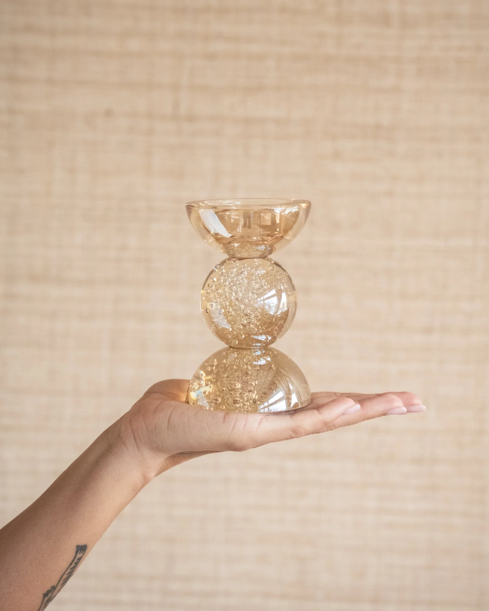 Candle Holder Itinga Glass Bubble - Image 10
