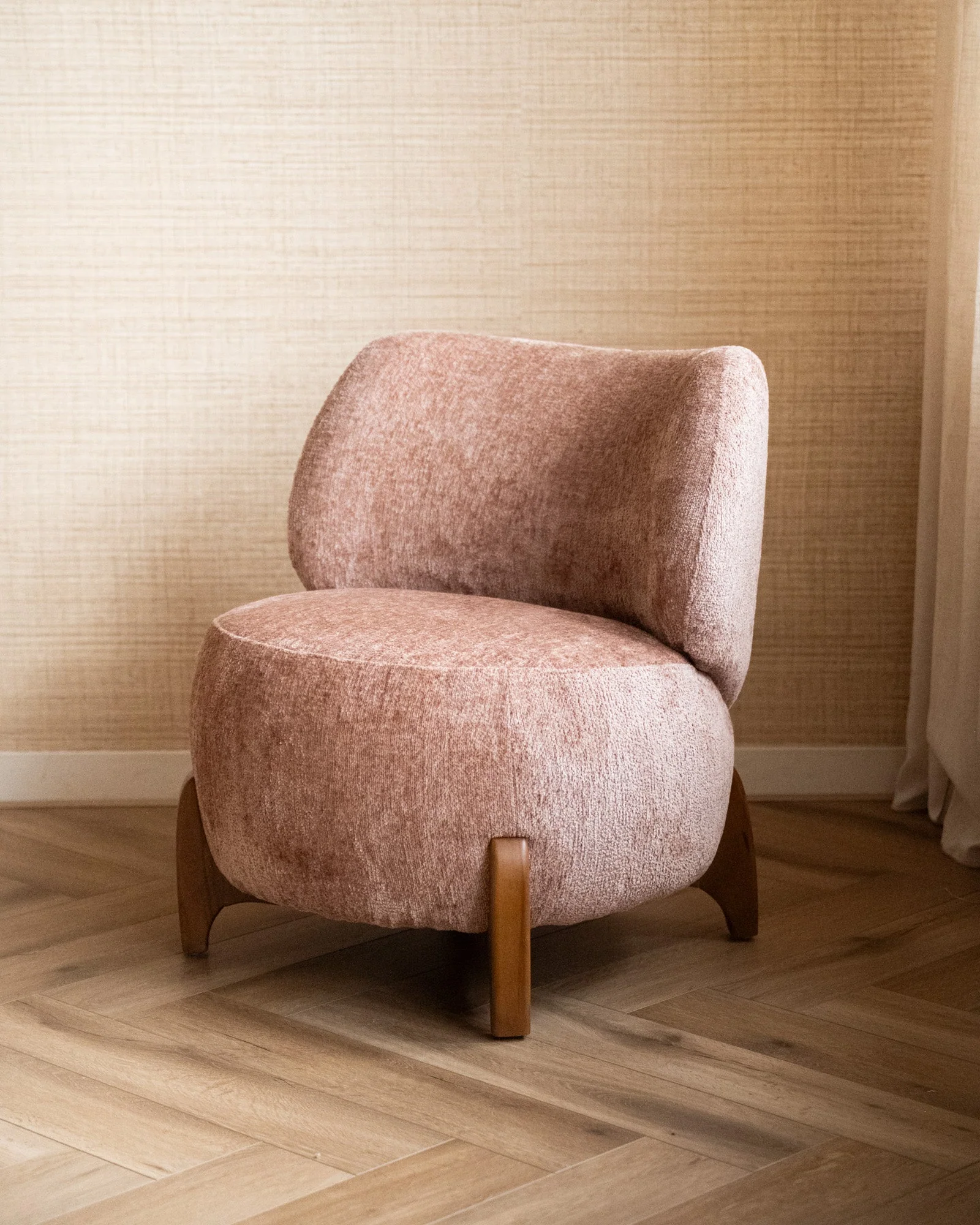 Lounge Chair Binoa Old Pink